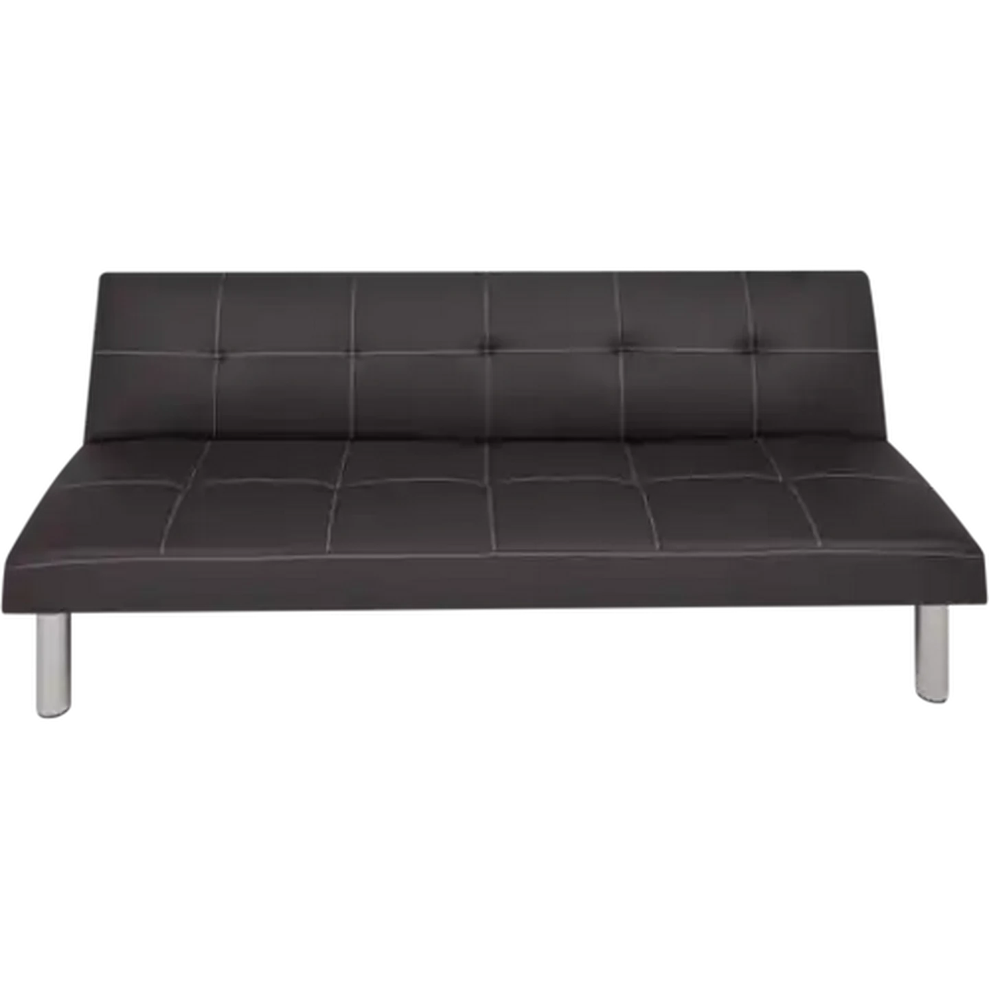 Image of Quality Black PVC Sofa 178 x 68cm