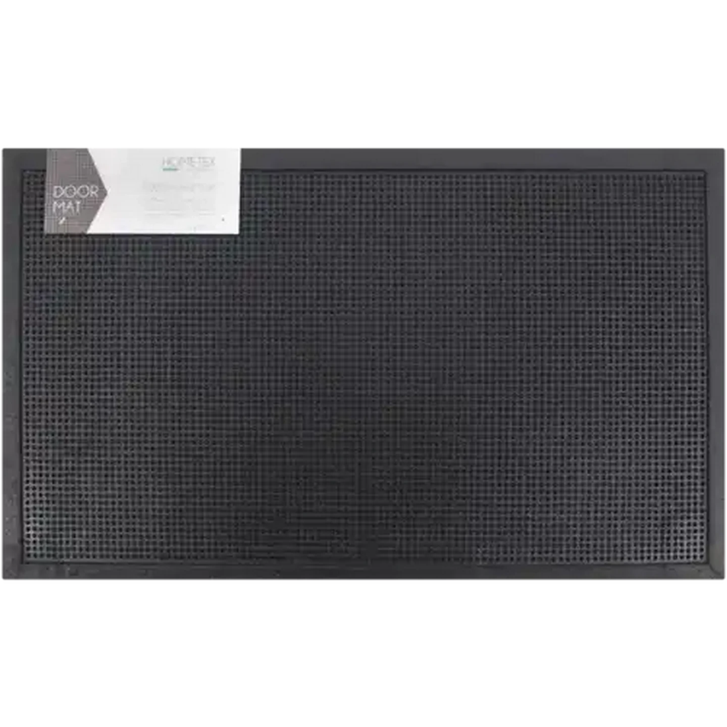 Image of Hometex Rubber Brush Door Mat 450 x 750mm