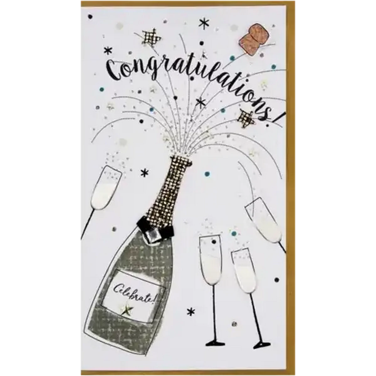 Checkers Sixty60 | Second Nature Champagne Pop Themed Congratulations Card