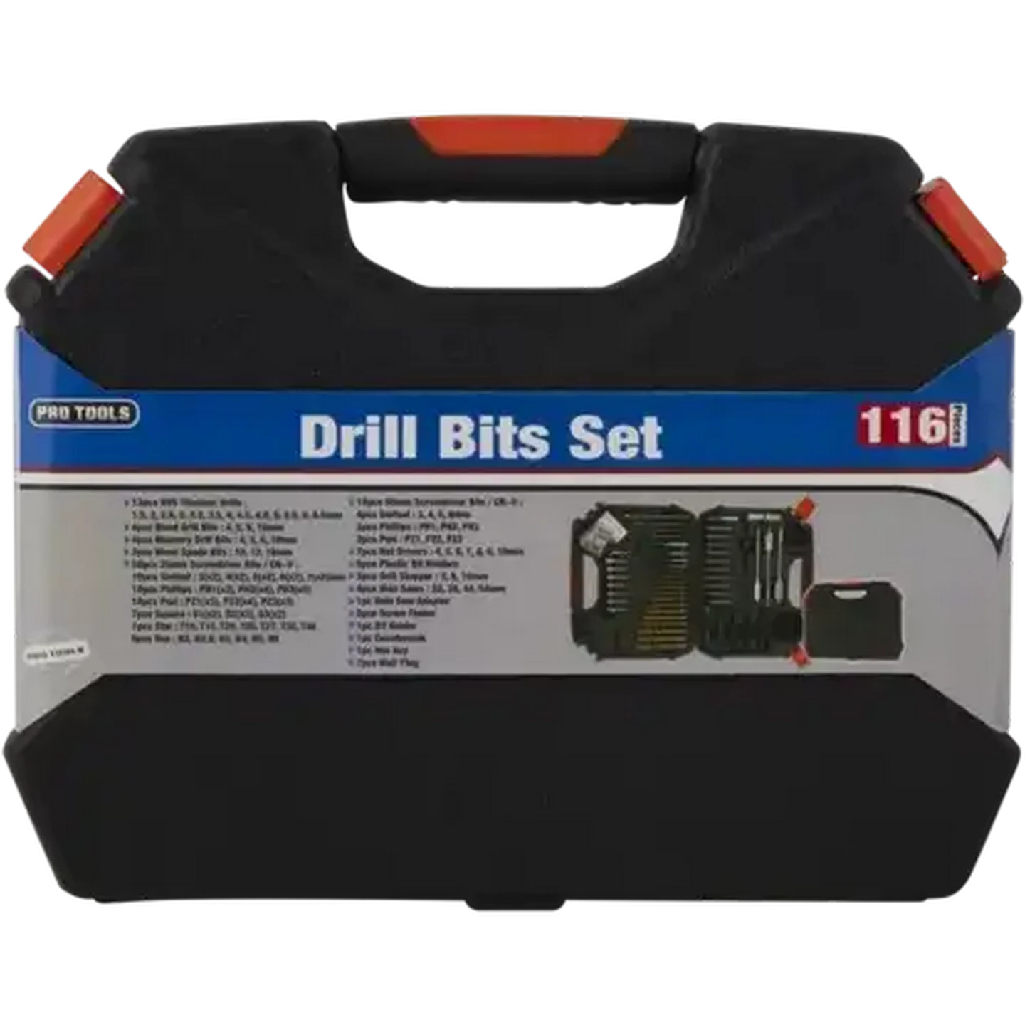 Image of Pro Tools Drill Bit Set 116 Piece