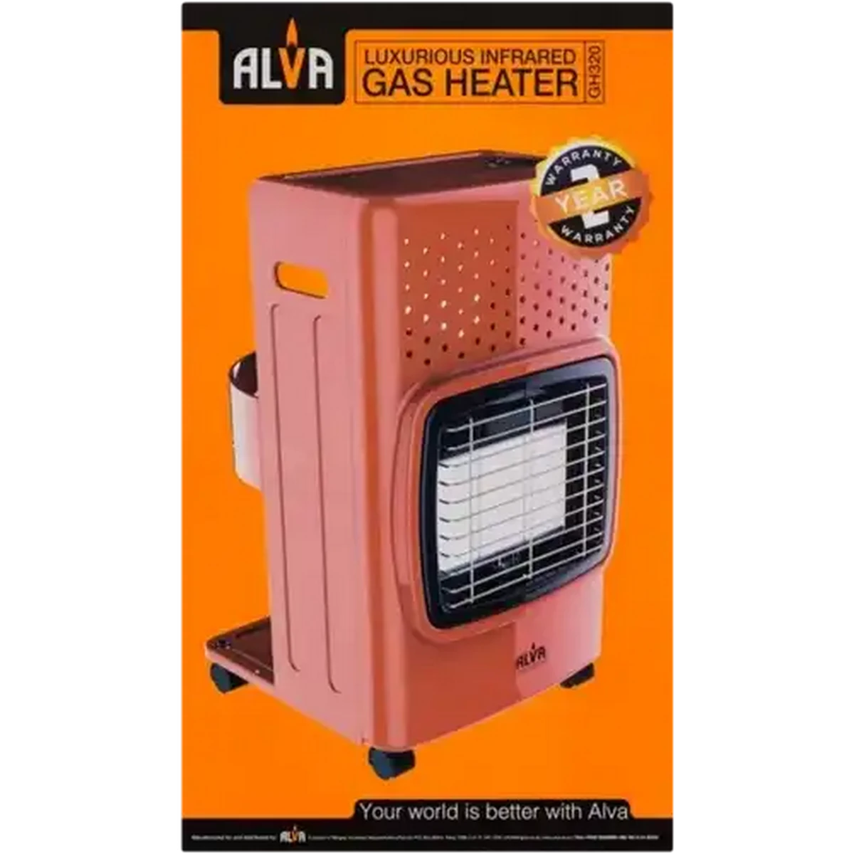 Checkers Sixty60 | Alva Luxurious Red Infrared Gas Heater