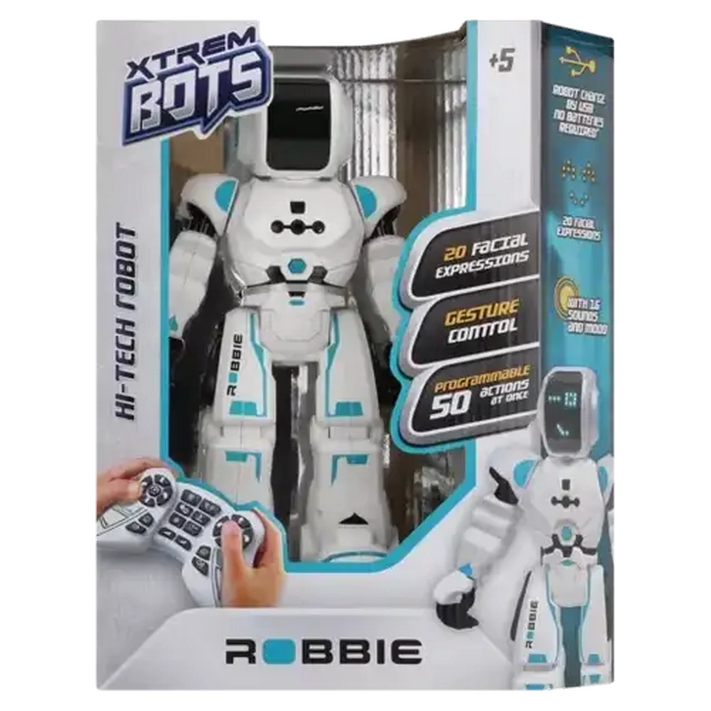 【激レア】EX-bot 教育ロボットキット　SooZoo ROBO-TECHNO Checkers Sixty60 | Xtrem Bots Blue Hi-Tech Robbie Robot