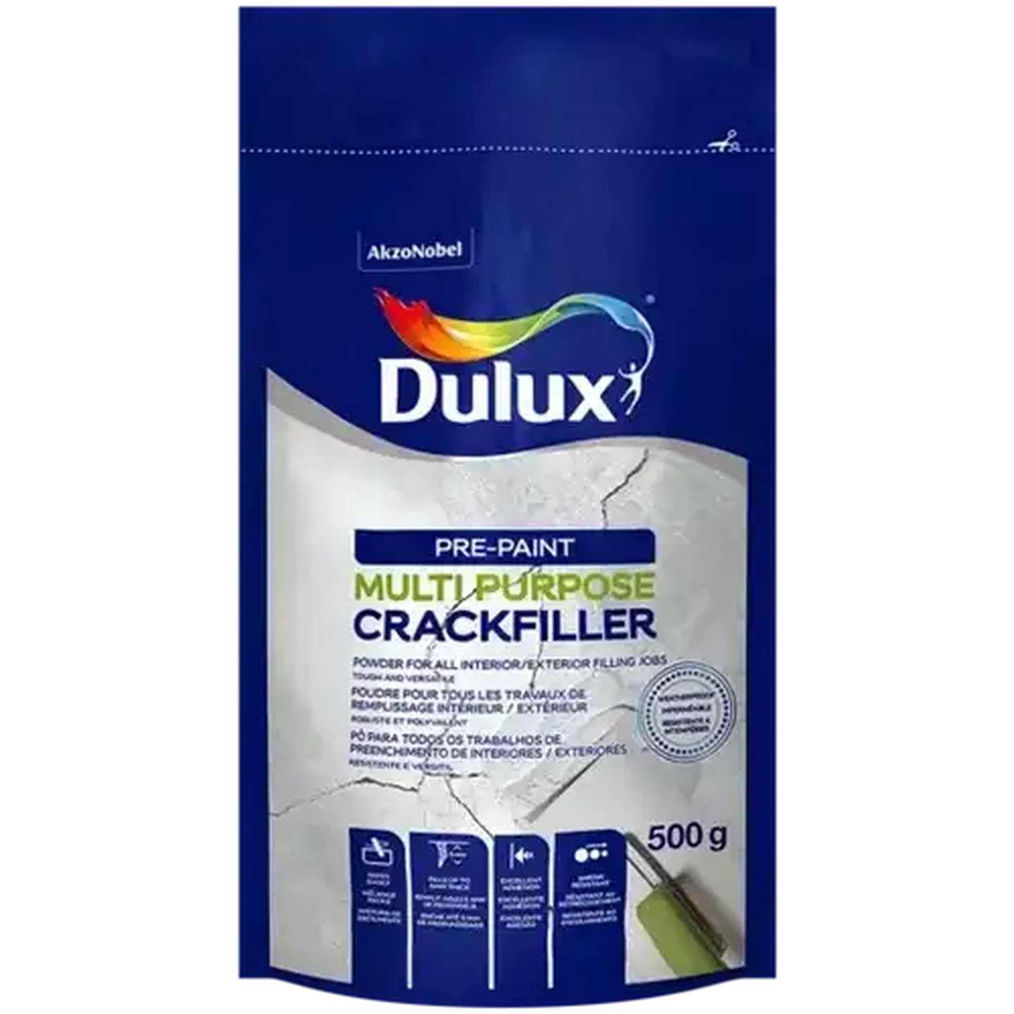 Image of Dulux Pre-Paint Multi Purpose Crack Filler 500g