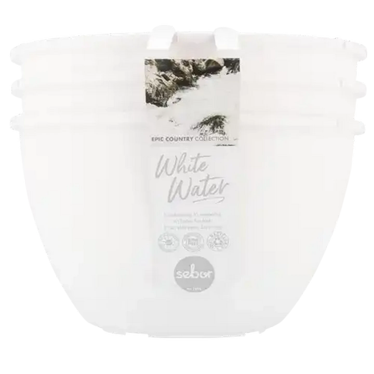 Image of Sebor Hang White Water Pot Planter 25cm