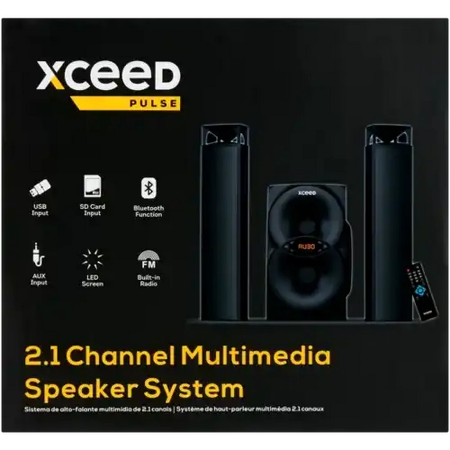 Checkers Sixty60 | Xceed 2.1 Channel 60W Multimedia Speaker System