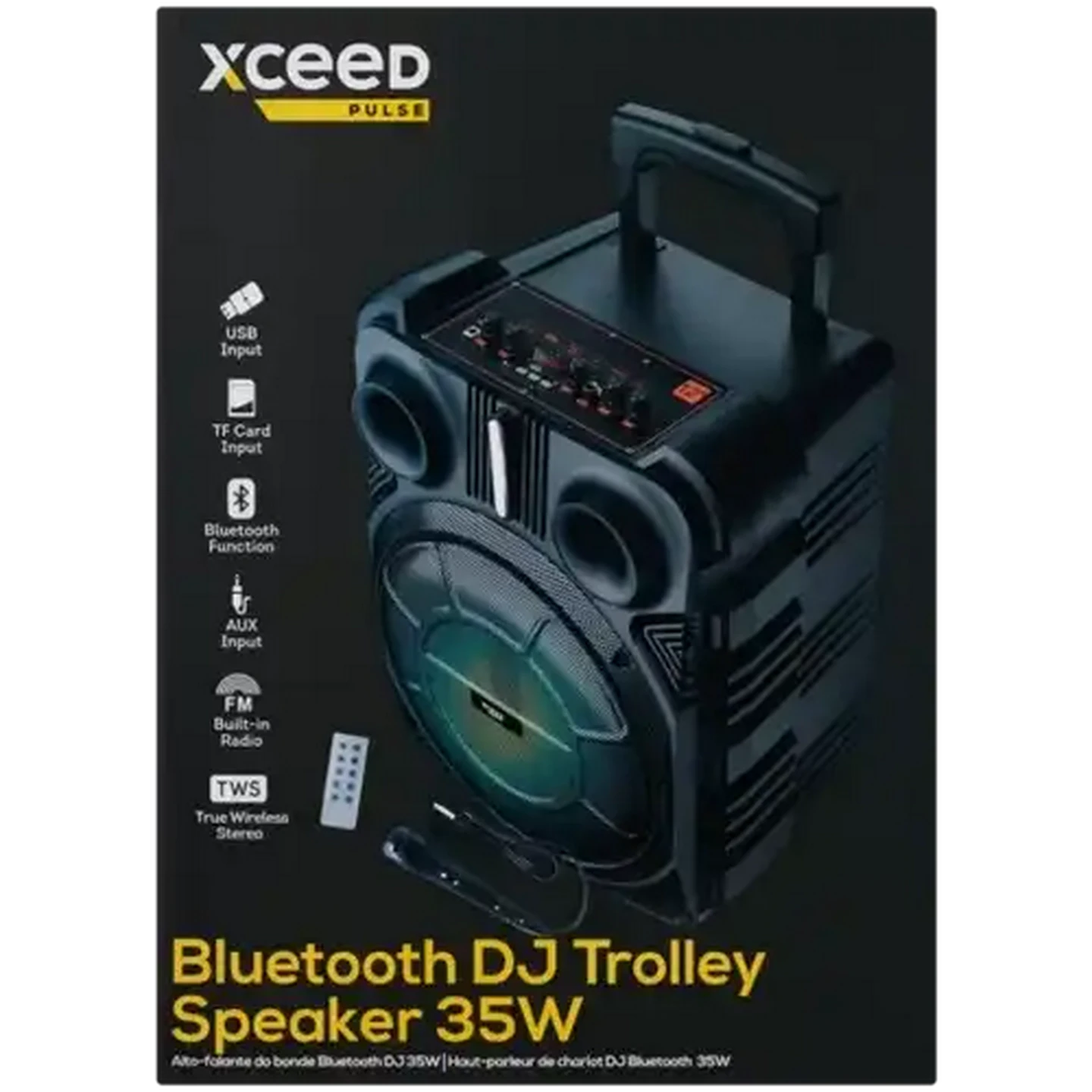 Image of Xceed Pulse DJ Bluetooth Trolley Speaker 35W