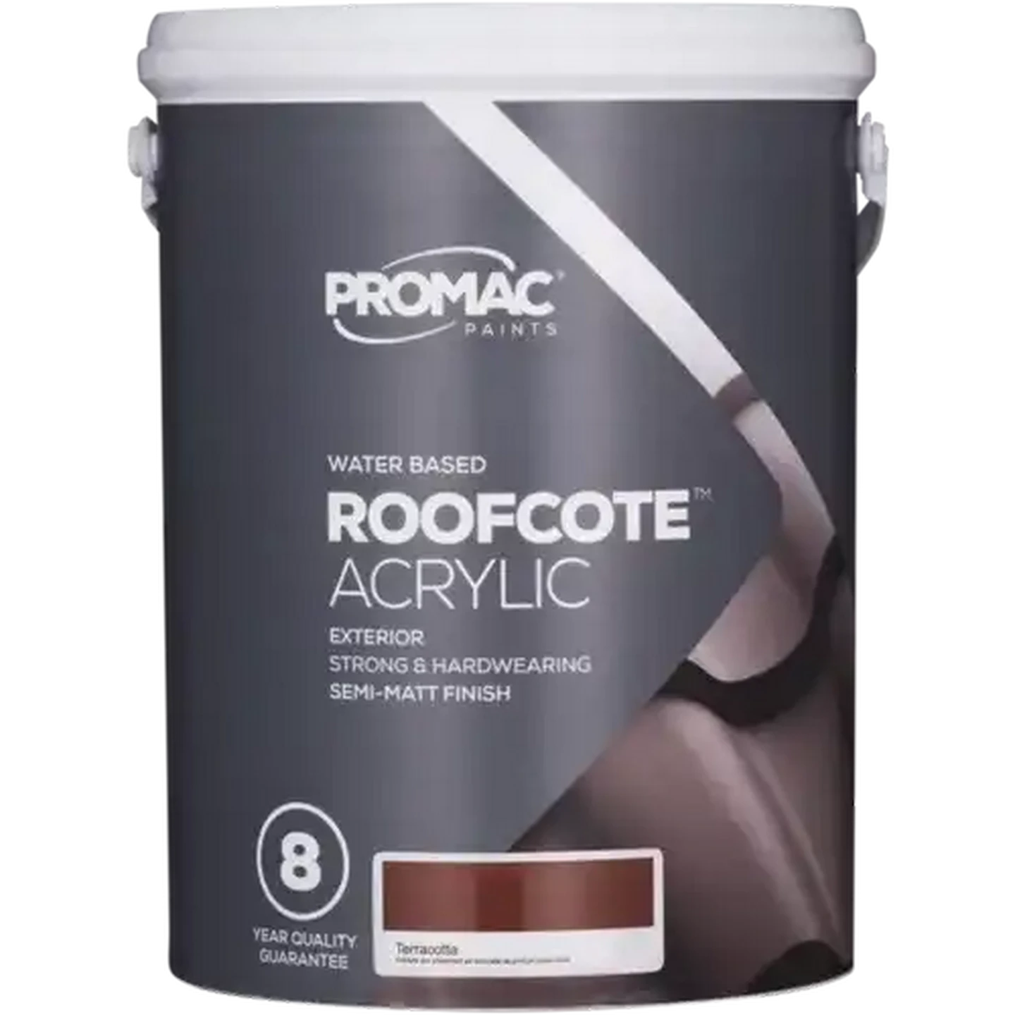 Image of Promac Paints Easycoat Roofcote Acrylic Terracotta Paint 5L