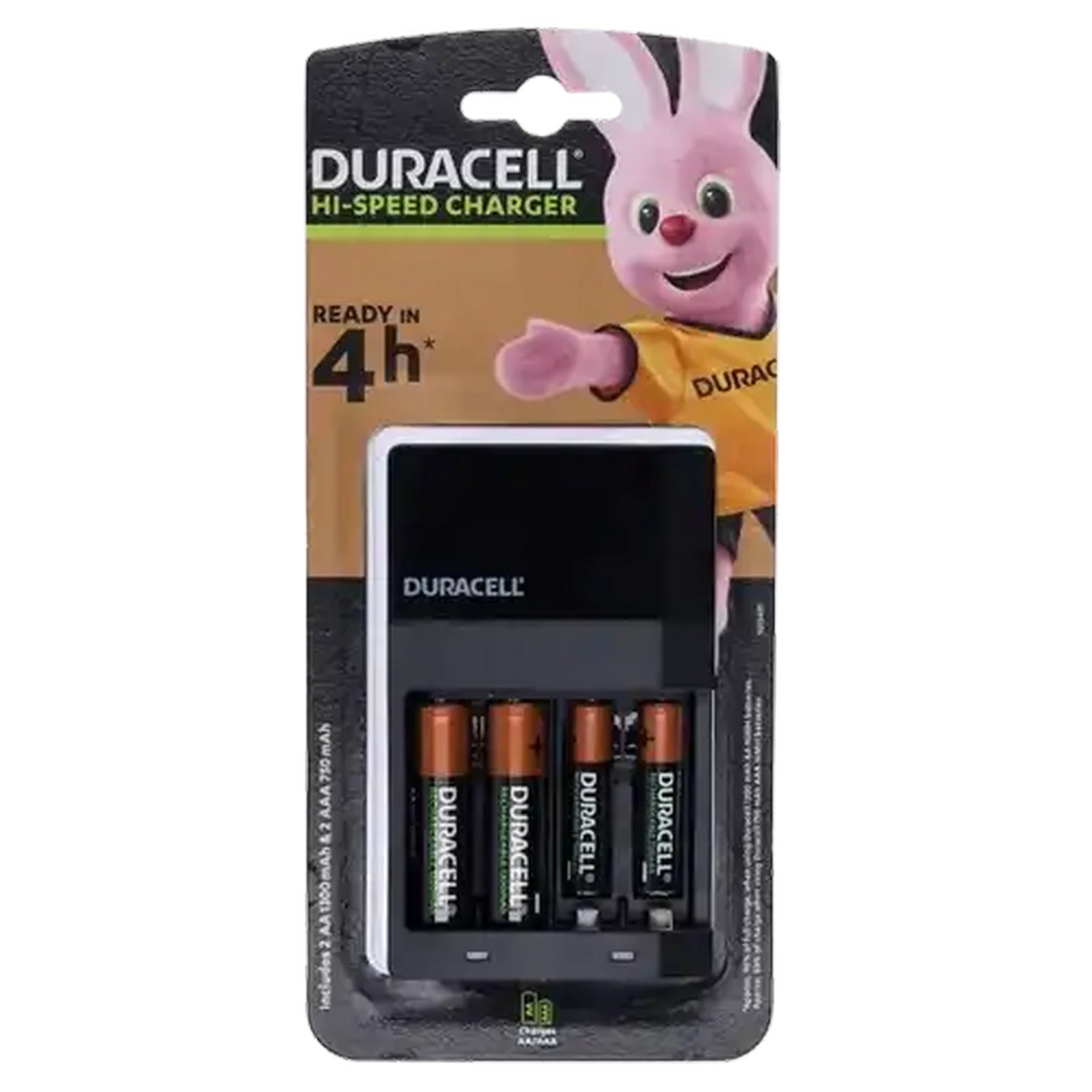 Image of Duracell Hi-Speed Battery Charger & AA/AAA Batteries