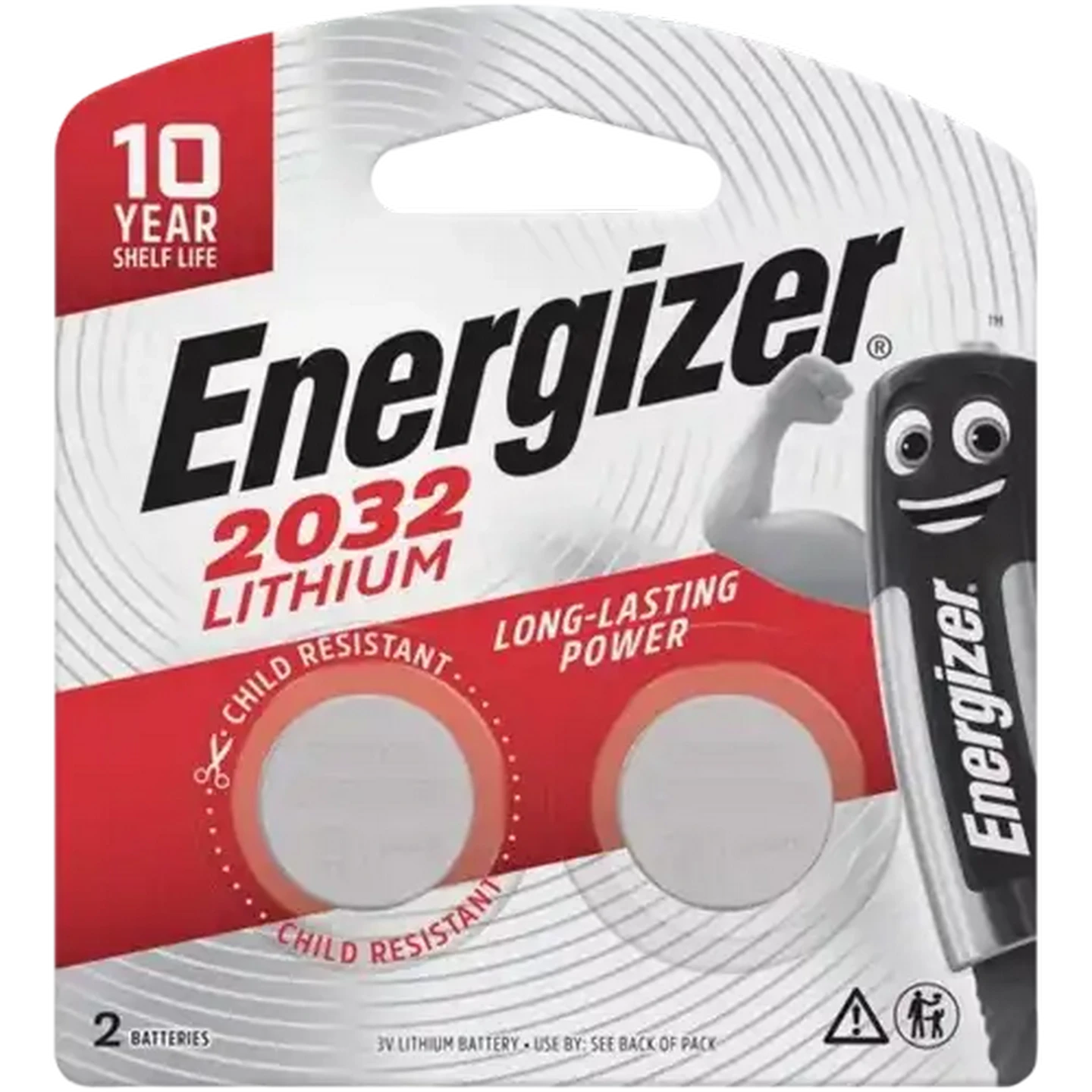 Image of Energizer Lithium CR 2032 Coin Batteries 2-Pack