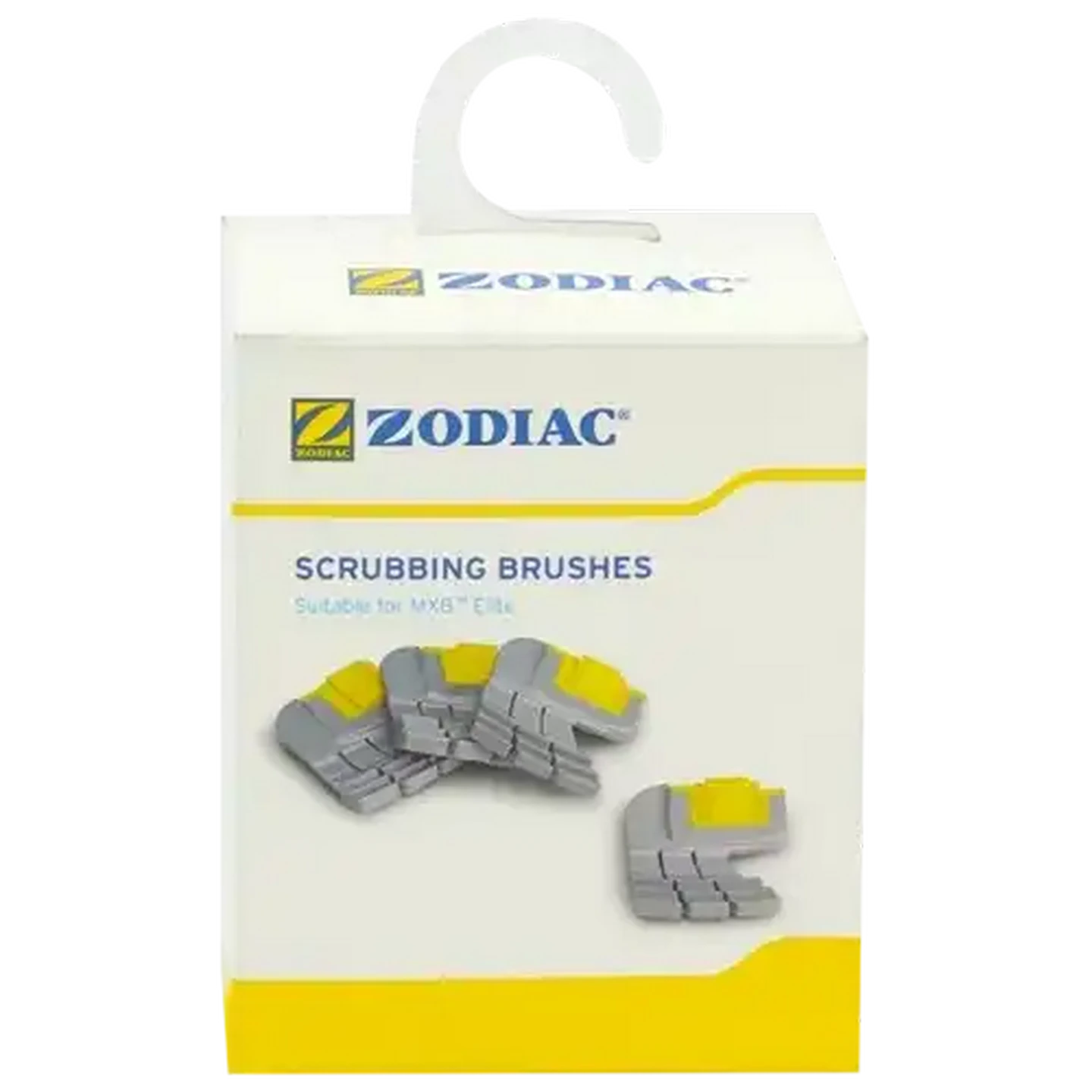 Image of Zodiac Grey & Yellow Replacement Scrub Brush