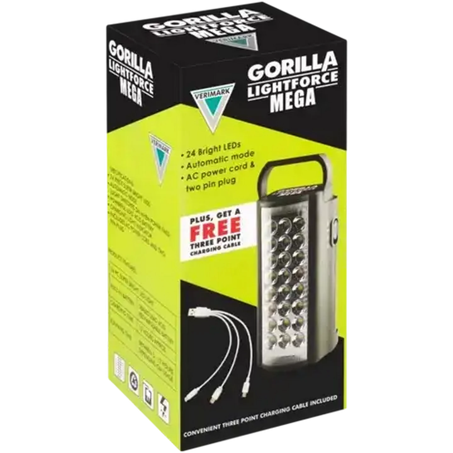 Checkers Sixty60 | Gorilla Lightforce Mega Lantern Black