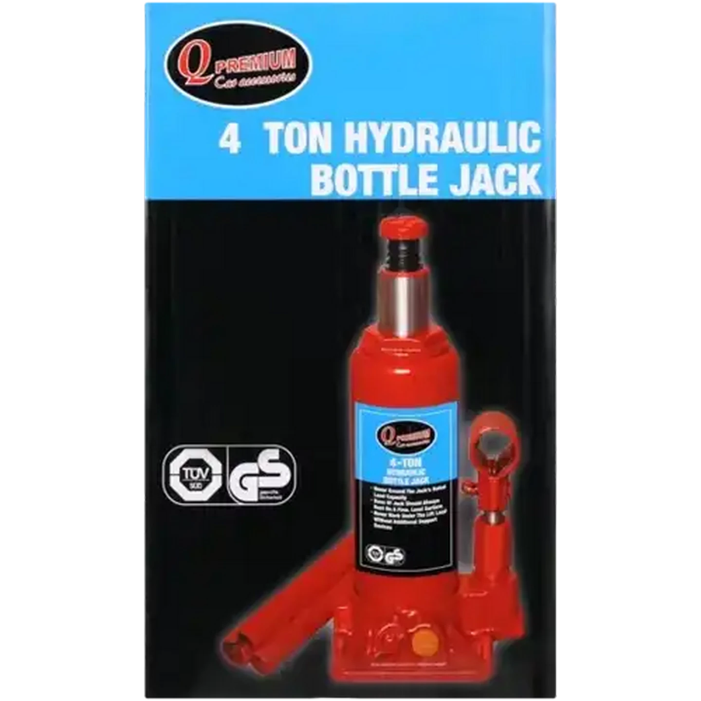 Image of Q Premium 4-Ton Hydraulic Bottle Jack