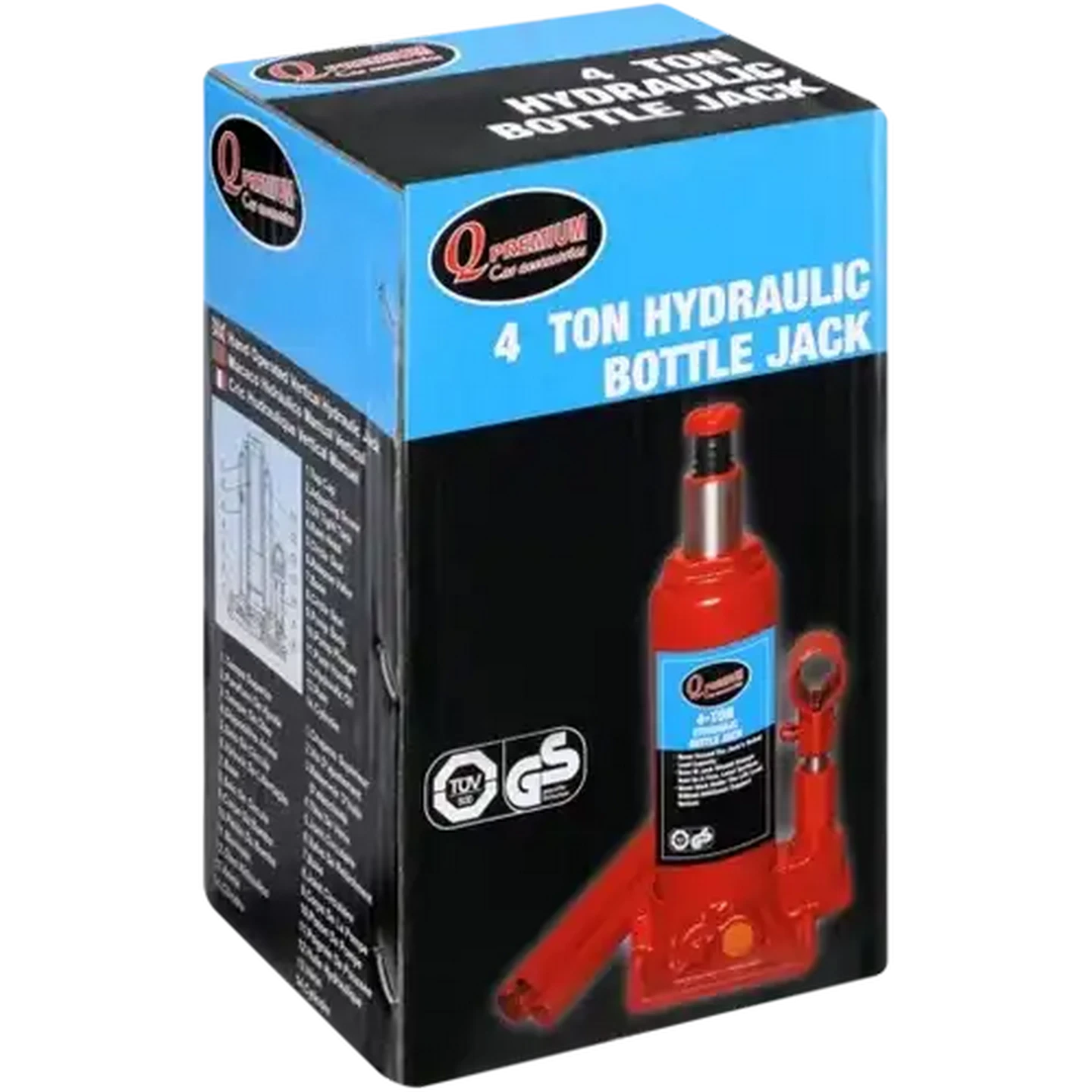 Image of Q Premium 4-Ton Hydraulic Bottle Jack