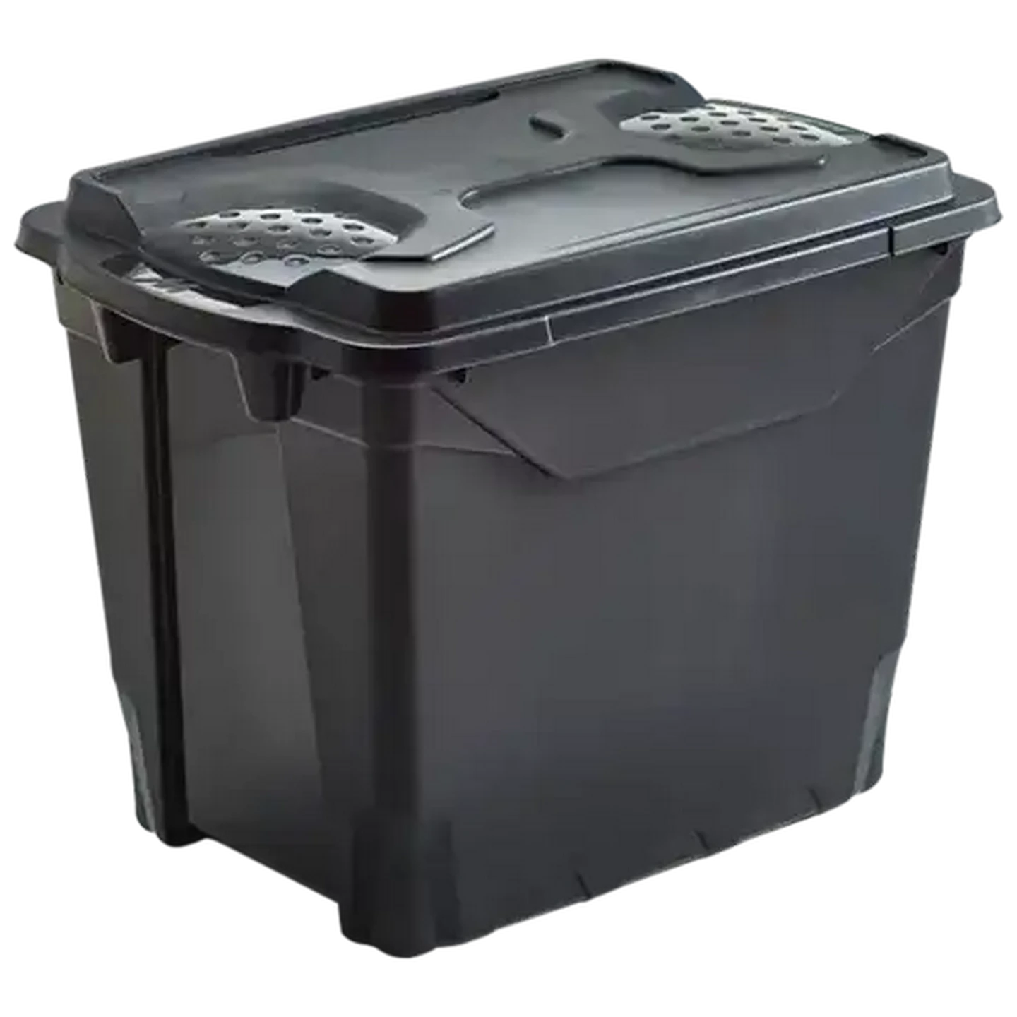 Image of M-Home Brico Black Storage Box 55L