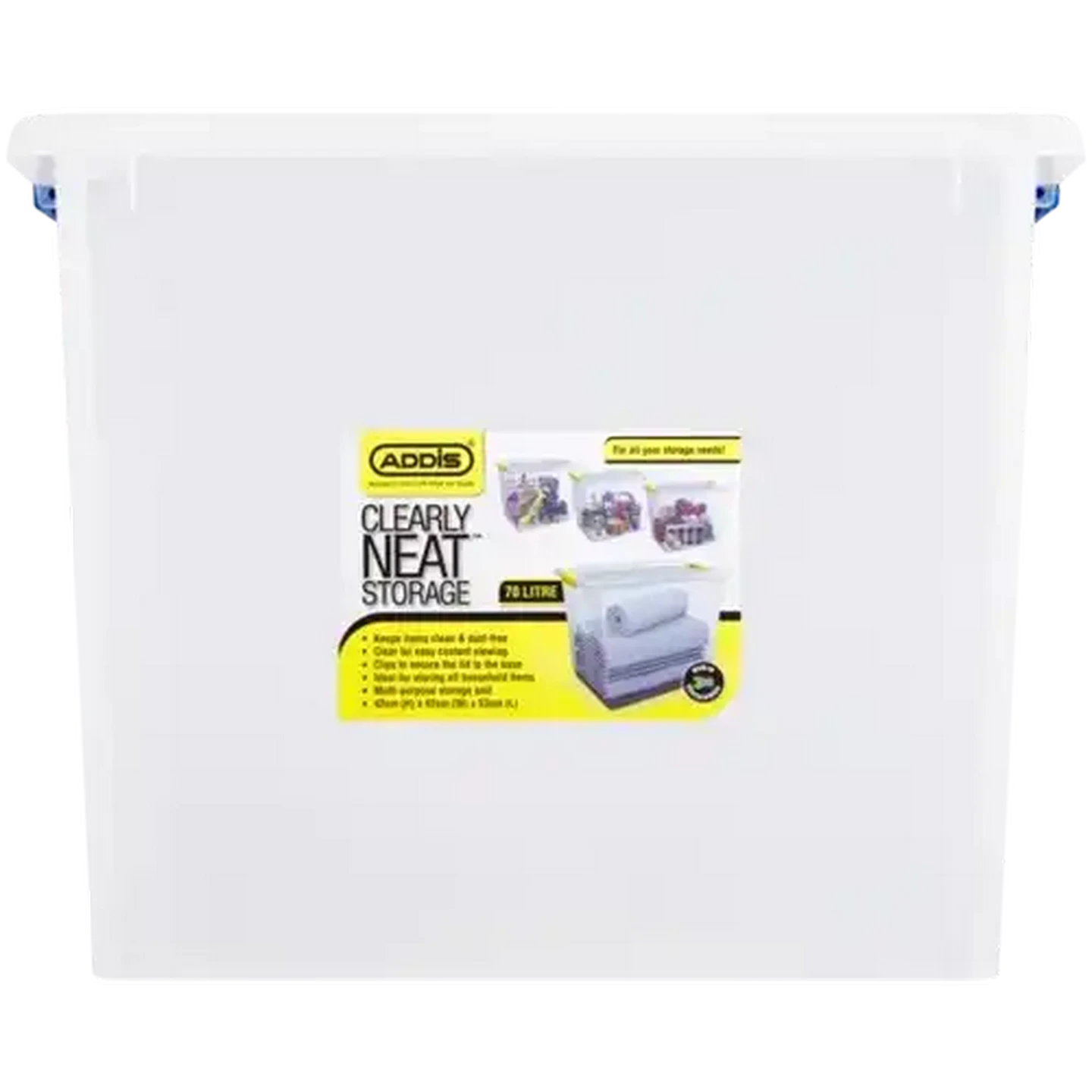 Image of ADDIS Clearly Neat Storage Box 70L