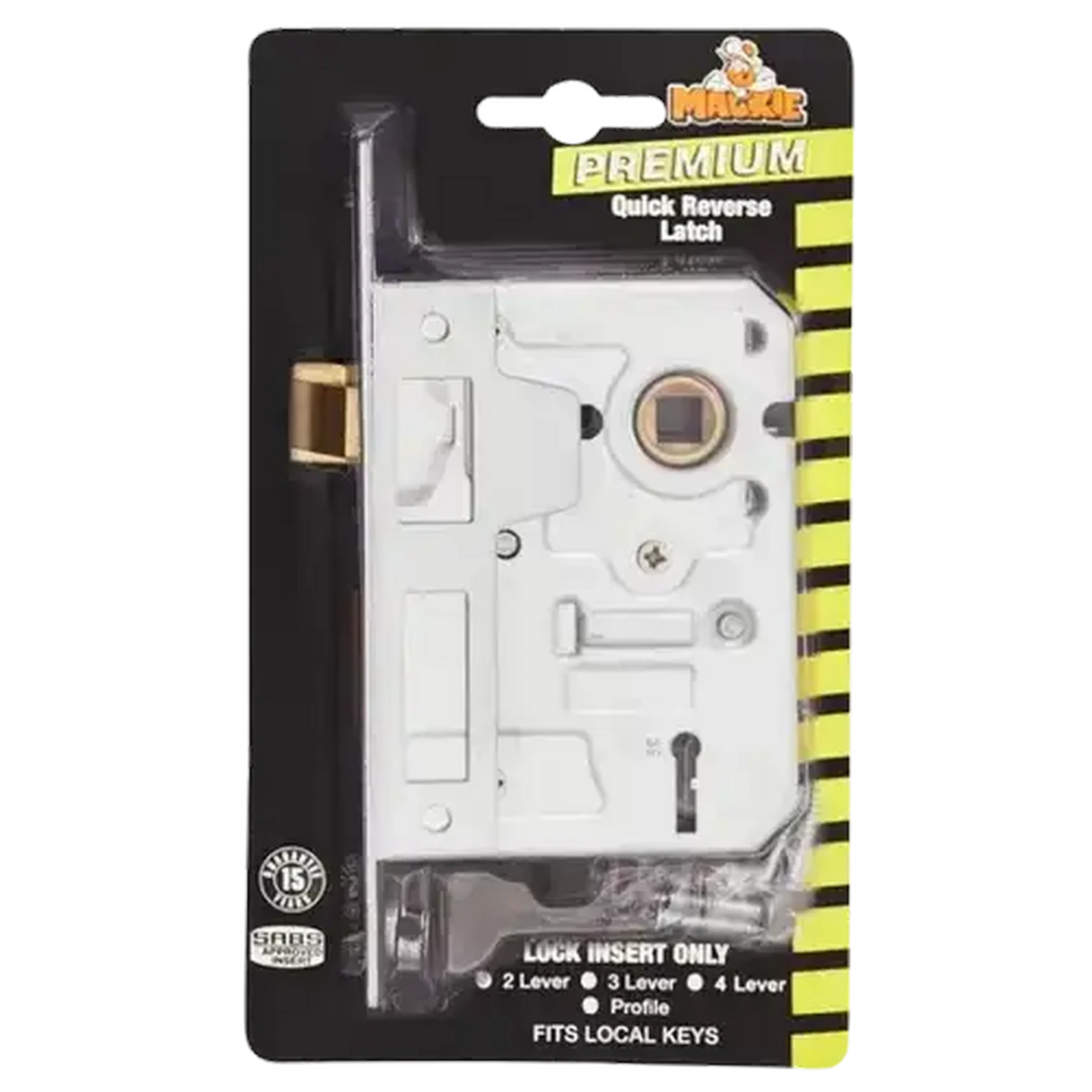 Image of Mackie Premium Mortice Lock Insert Only 2 Lever