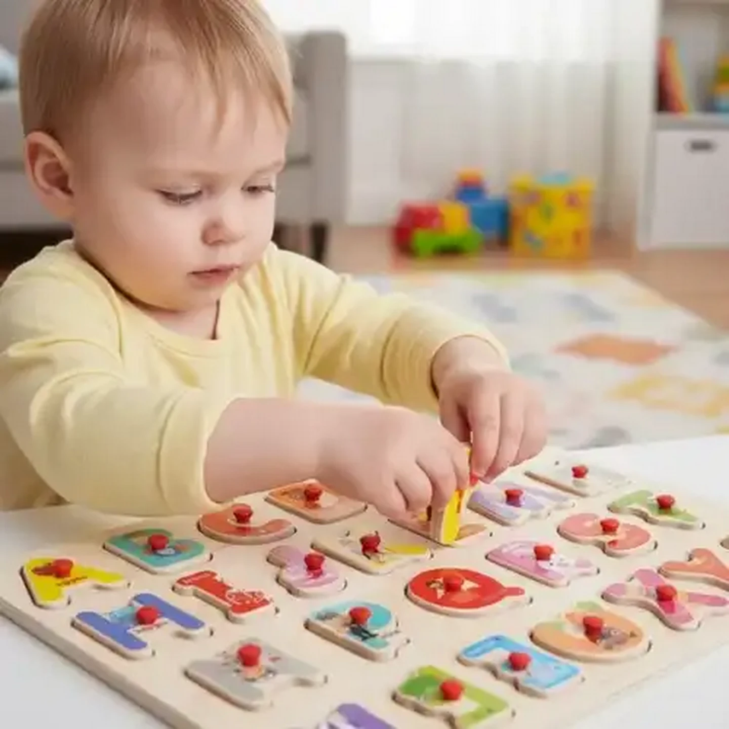Image of Jolly Tots Alphabets Wooden Puzzle 27 Piece 18m