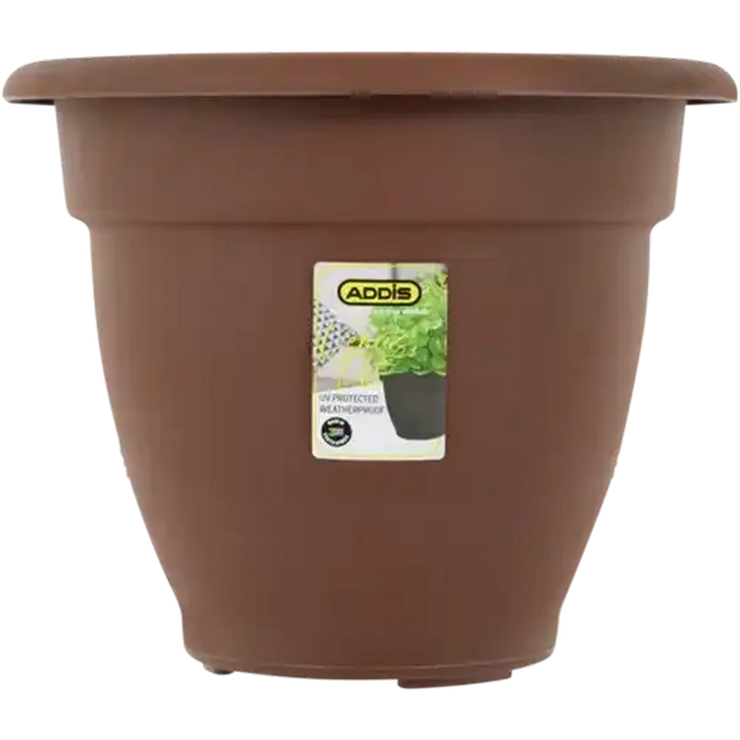 Image of ADDIS Chocolate Brown Venus Plant Pot 36cm