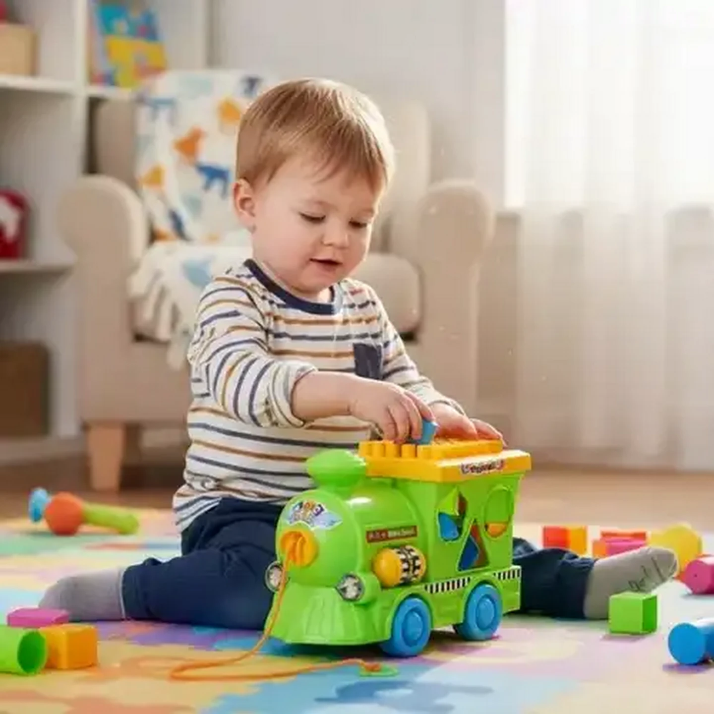 Image of Jolly Tots Shape Sorter Train 18 Months+