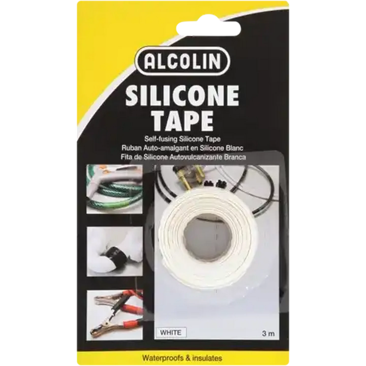 Image of Alcolin White Silicone Tape 3m