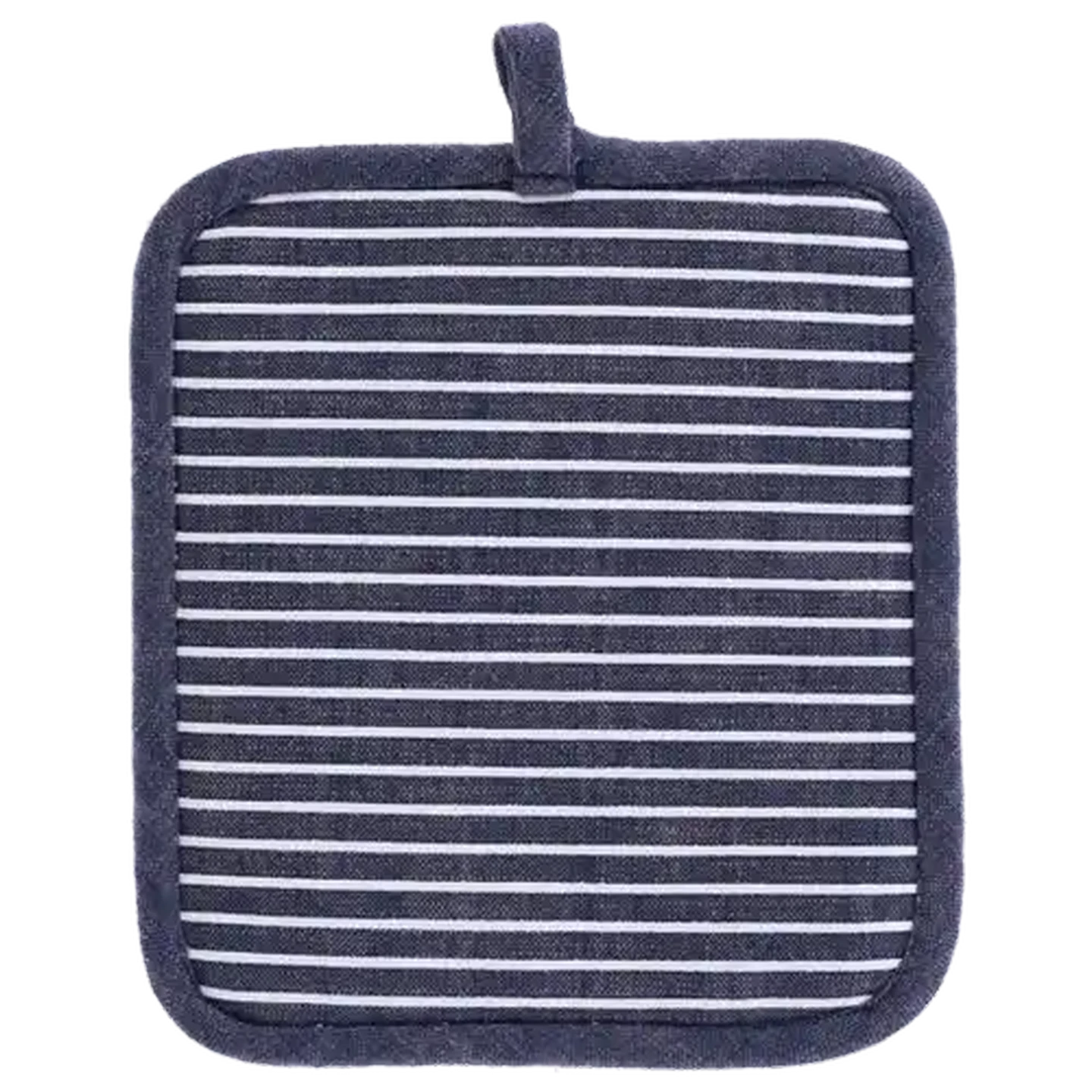 Image of Forage And Feast Navy Silicon Print Potholder 20 x 23cm