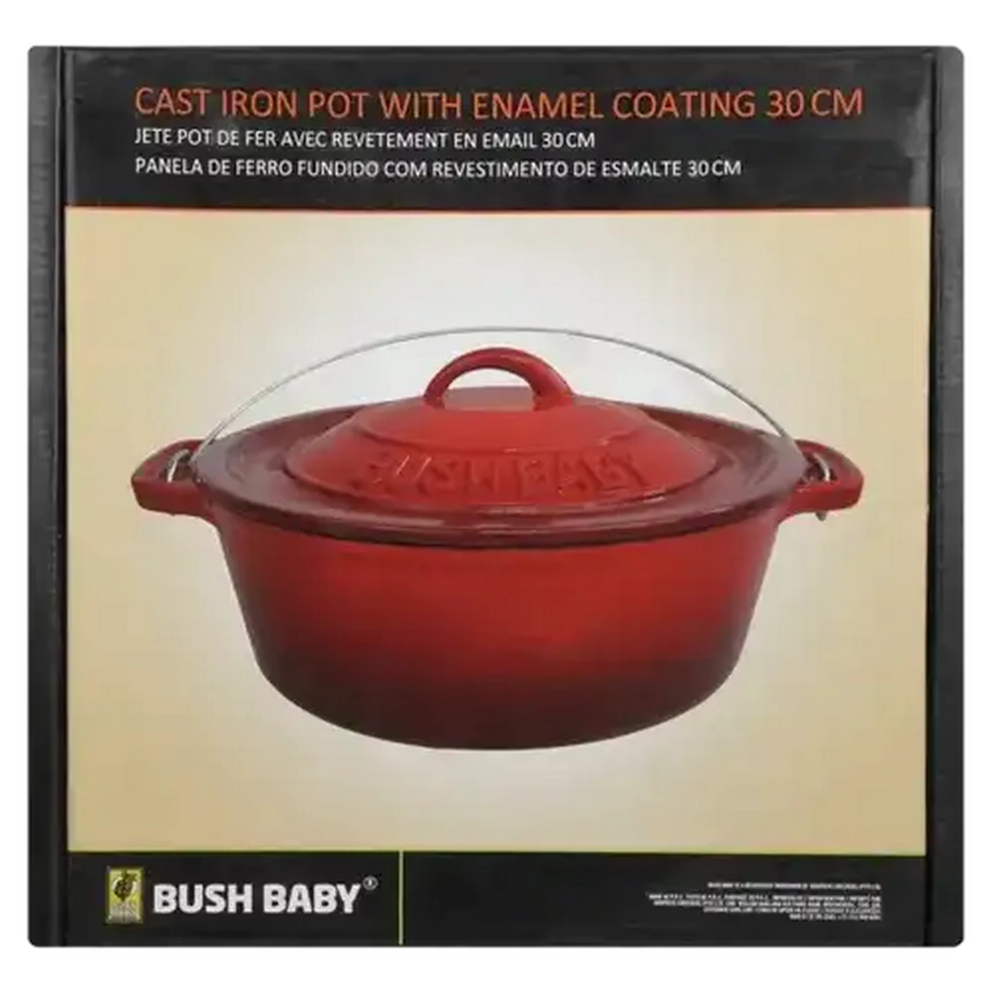Image of Bush Baby No12 Cast Iron Pot 30cm