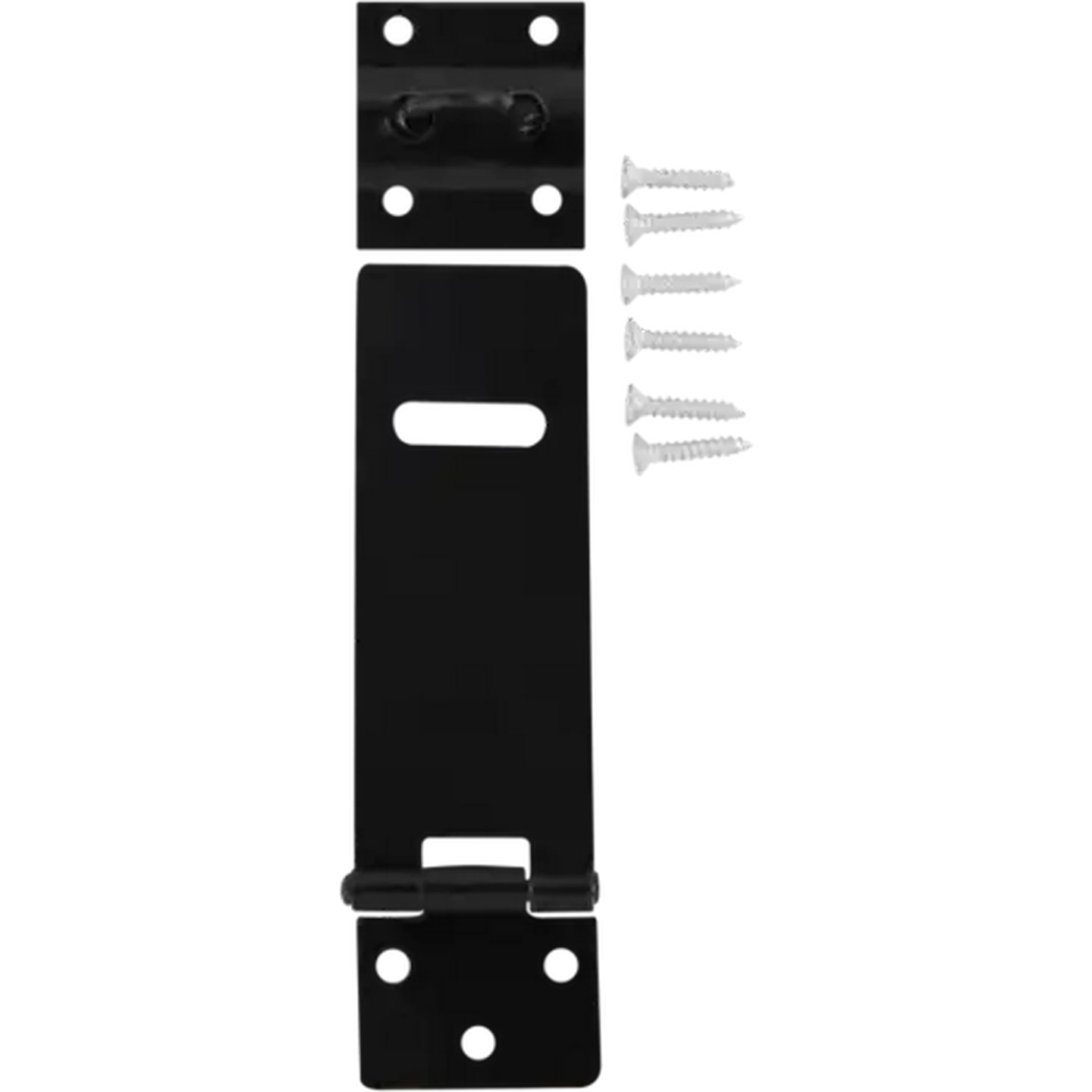 Image of Quality Black Metal Hasp & Staple 102mm