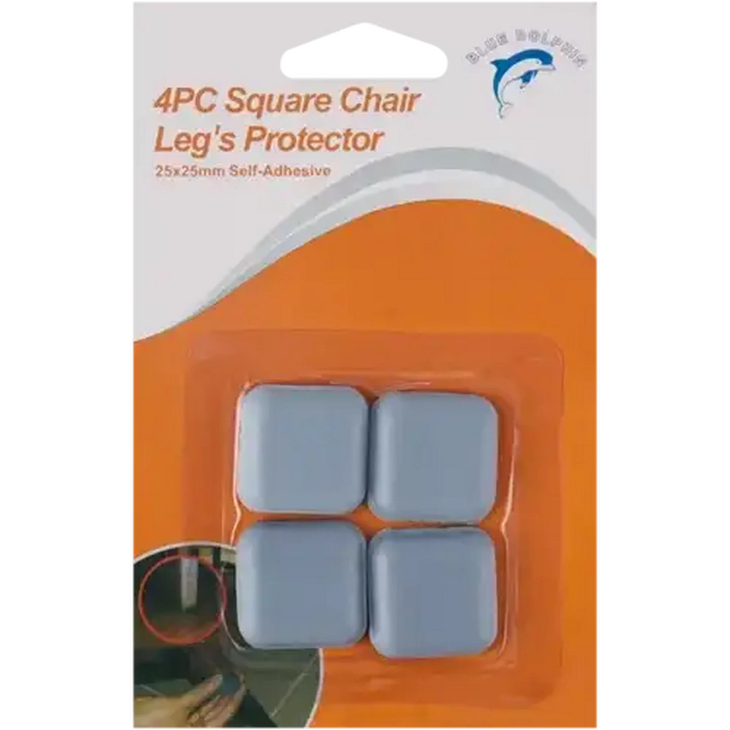 Image of Blue Dolphin Square Slide Protector Pads 4 Piece