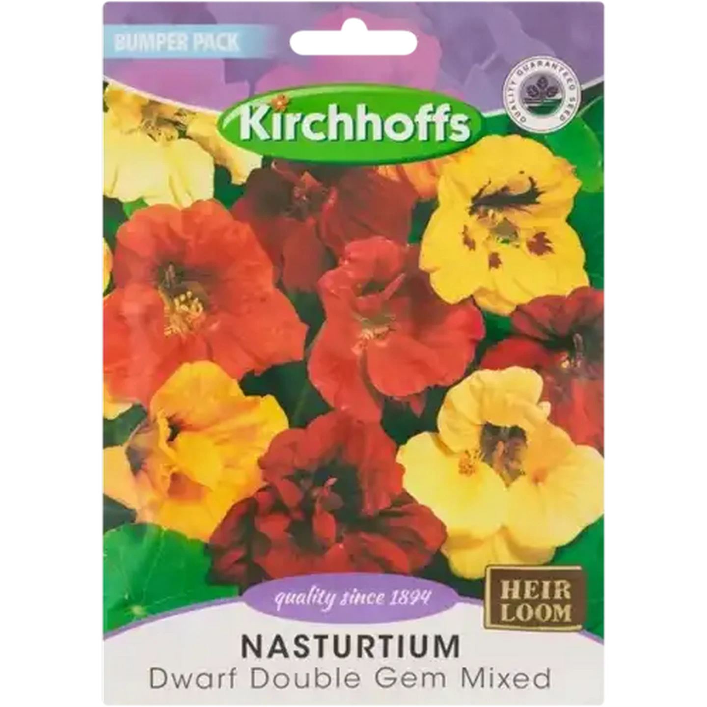 Image of Kirchhoffs Nasturtium Dwarf Double Gem Mixed Seeds