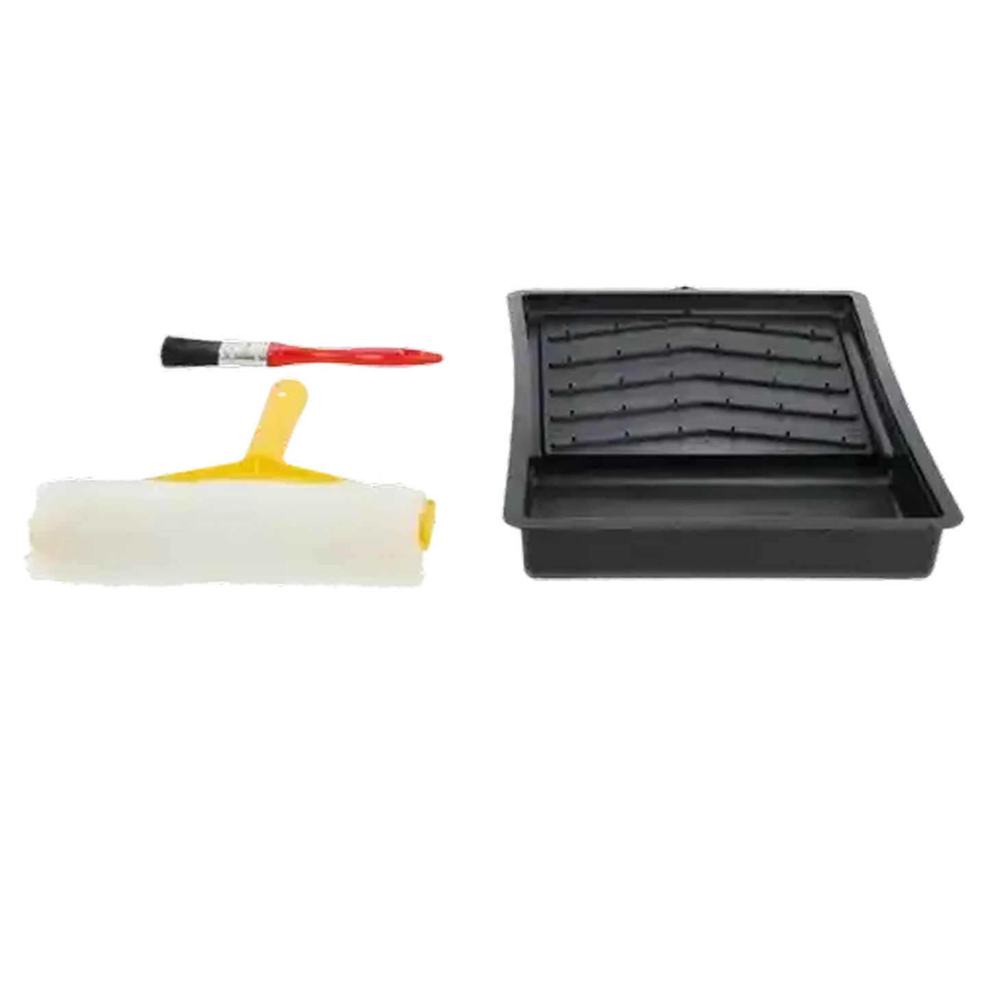 Image of Pro Brush Paint Roller & Tray Set 3 Piece