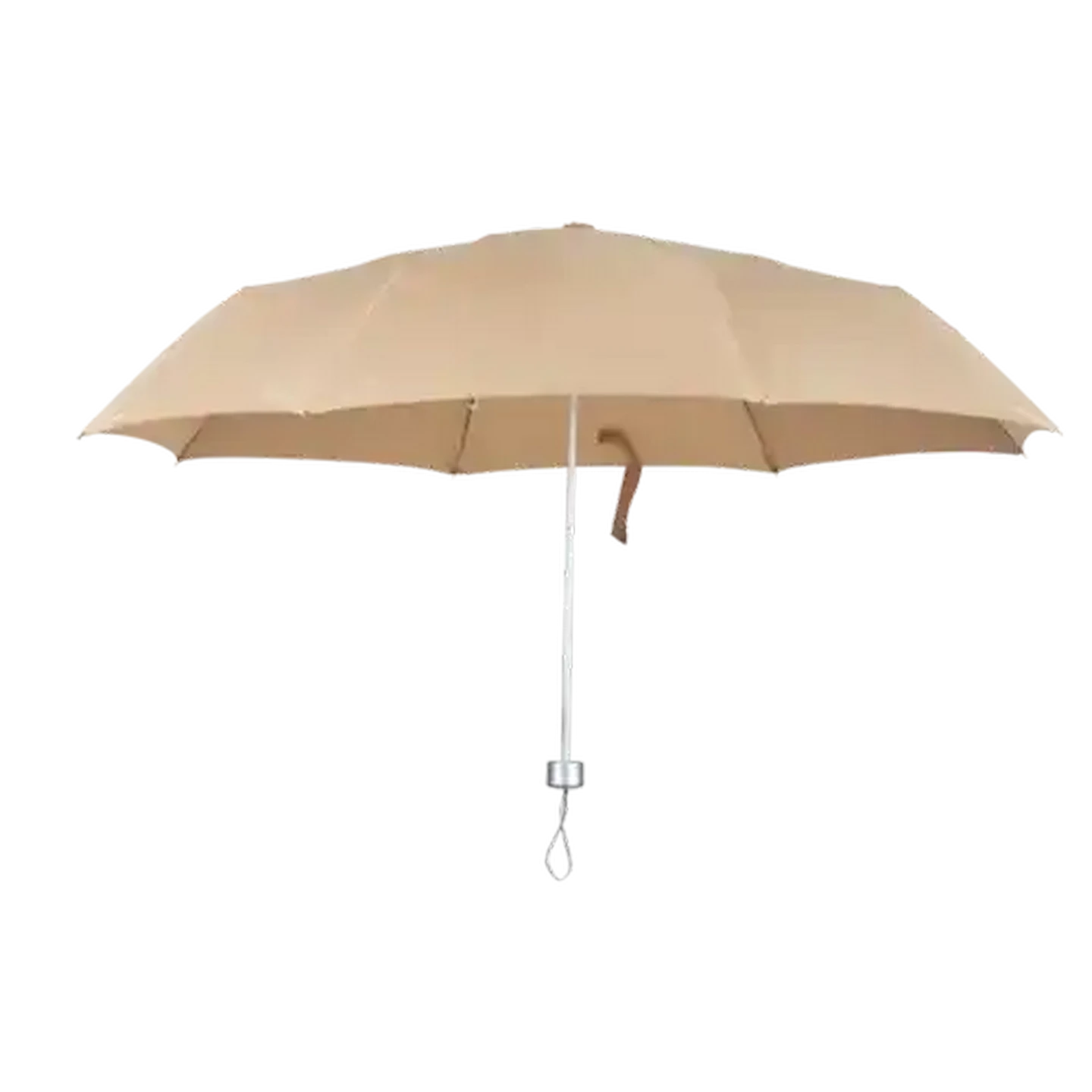 Image of Poppins Beige Aluminium Super Mini Ladies Umbrella