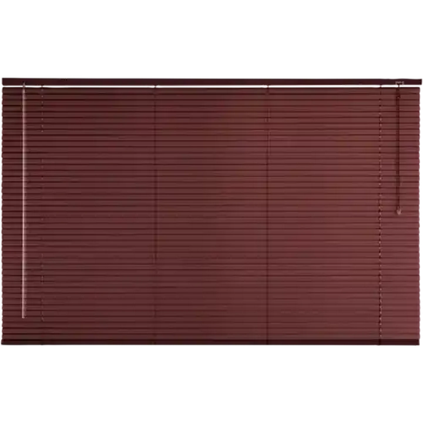 Image of Rufflette Maroon Aluminium Venetian Blind 1600 x 100mm