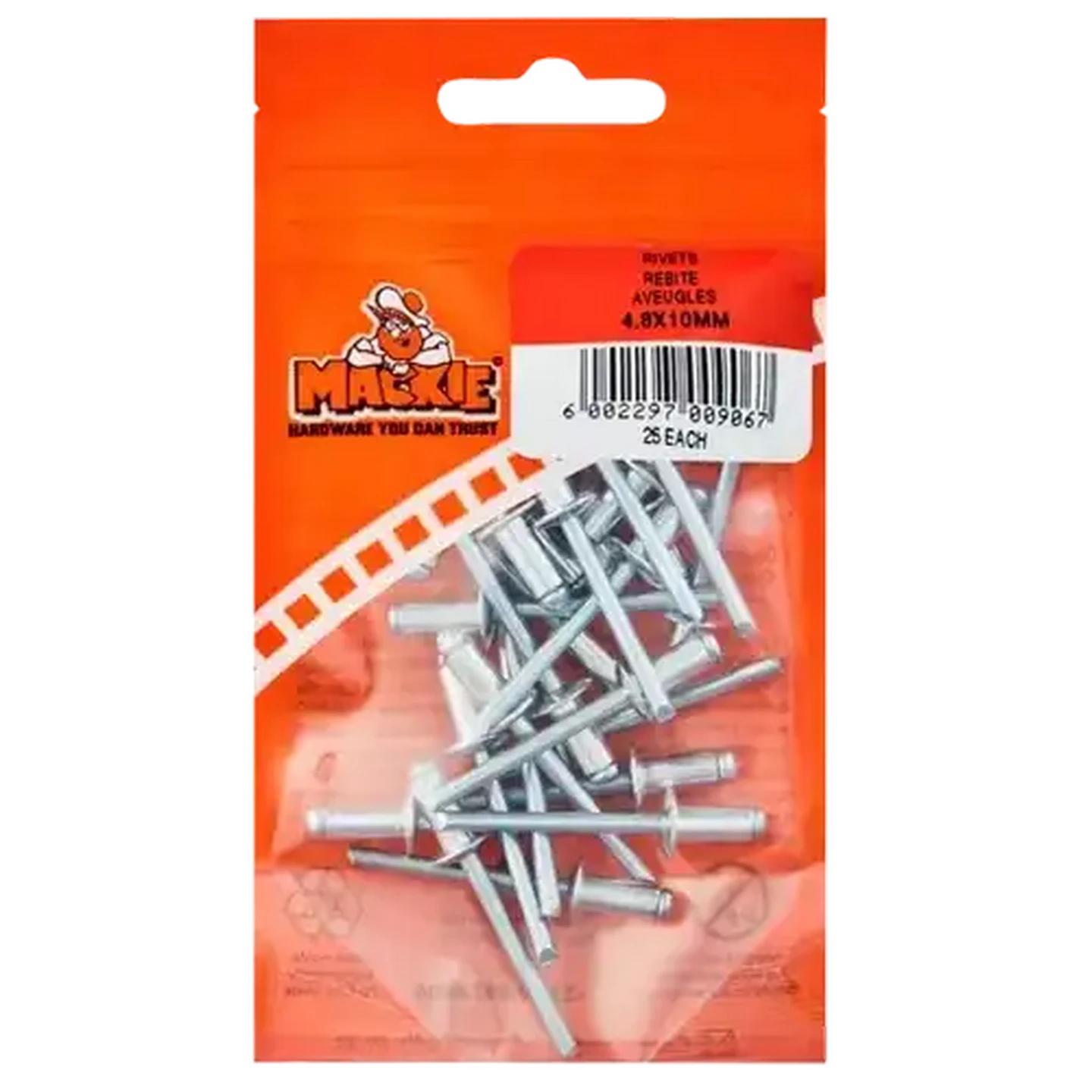 Checkers Sixty60 | Mackie Pop Rivet 4.8 x 10mm 25 Piece