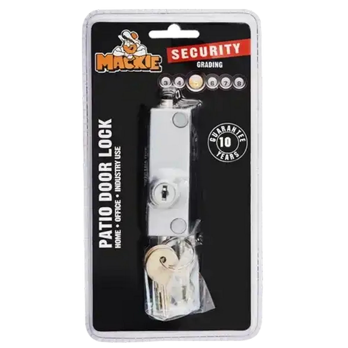 Checkers Sixty60 | Mackie Silver Patio Door Lock
