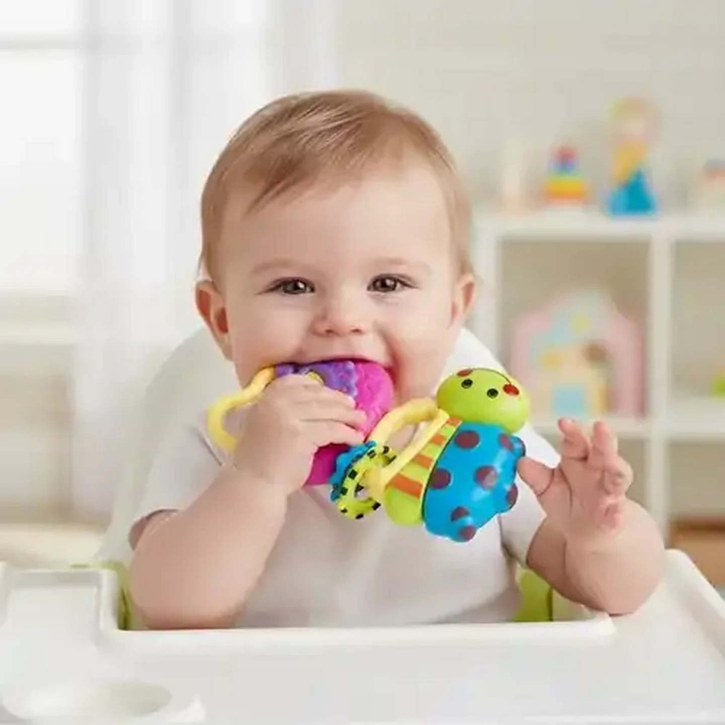 Image of Jolly Tots Basics Chocalho & Hotchet Rattles 3 Months+