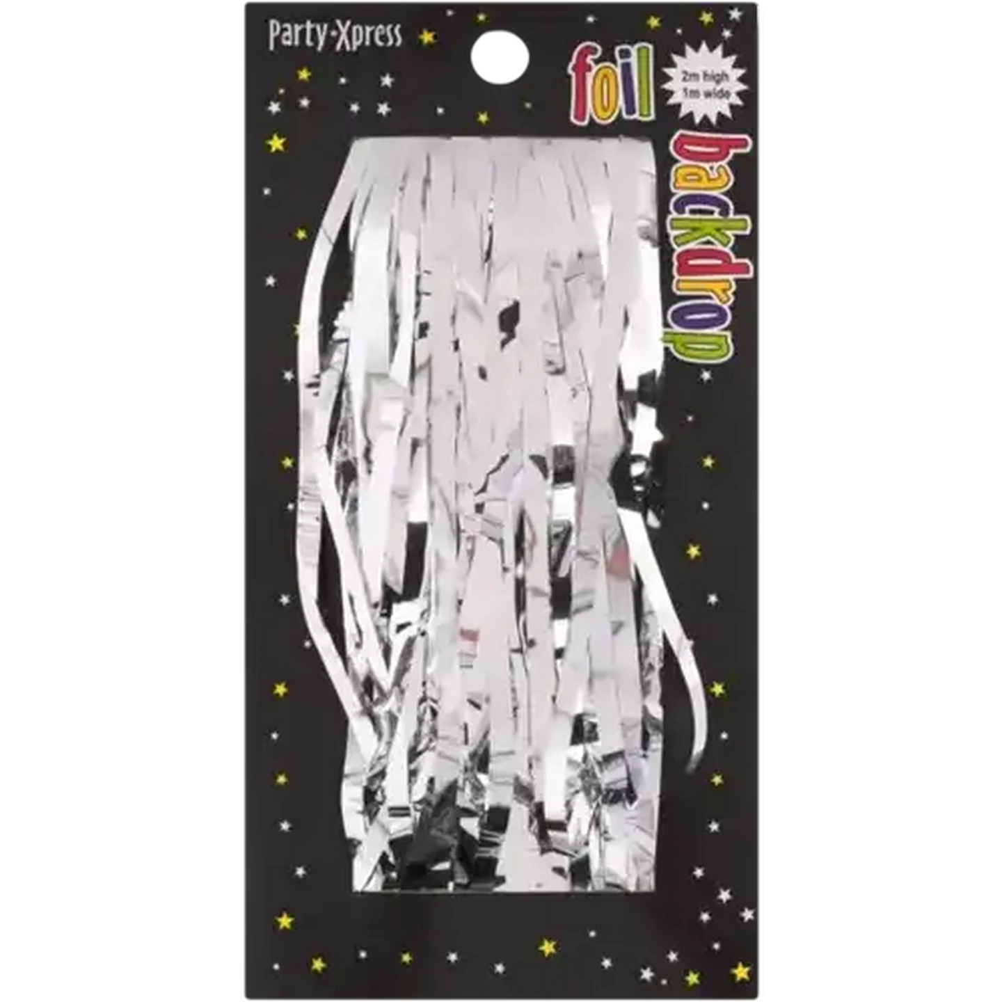 Checkers Sixty60 | Party Xpress Silver Foil Backdrop 2 x 1m