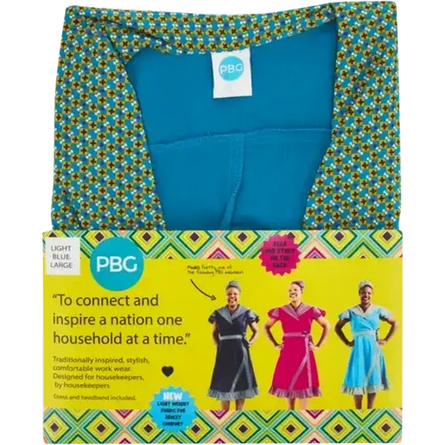 Image of PBG Light Blue Pinafore Large