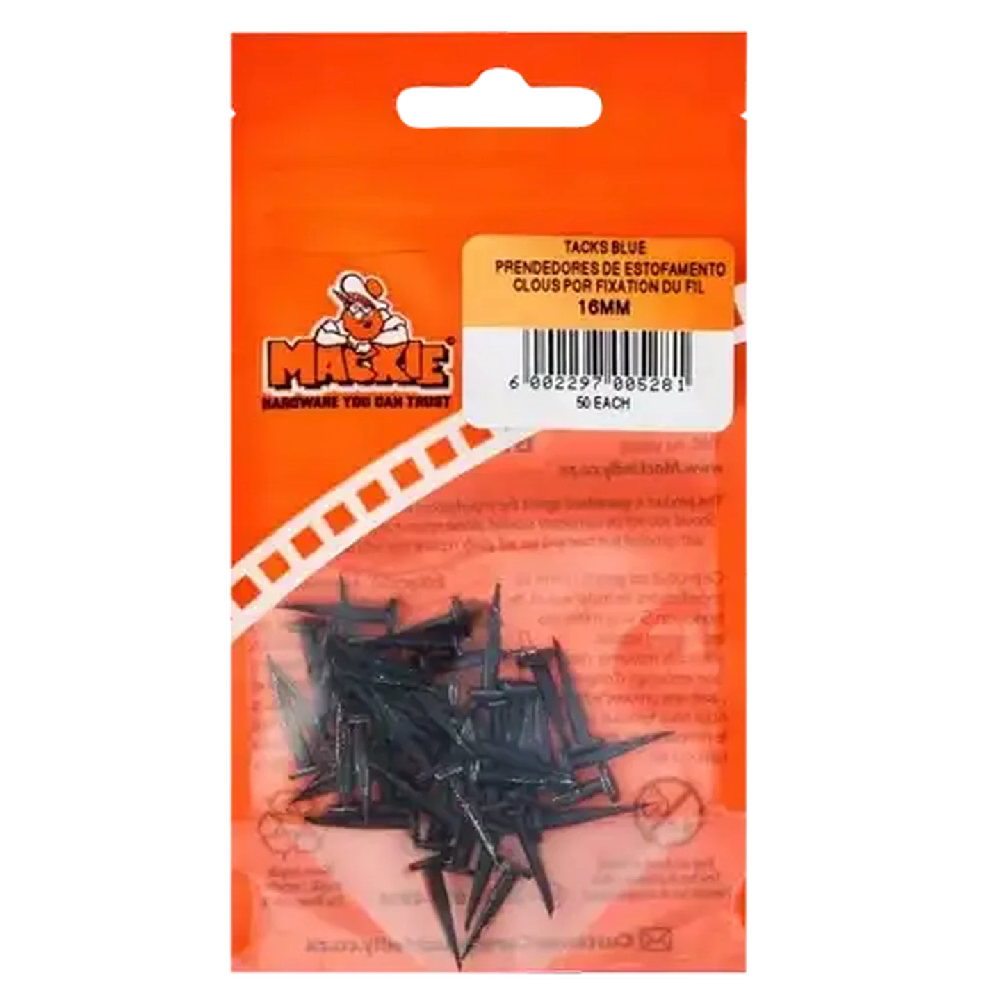Image of Mackie Tack Nail 16mm 50-Pack