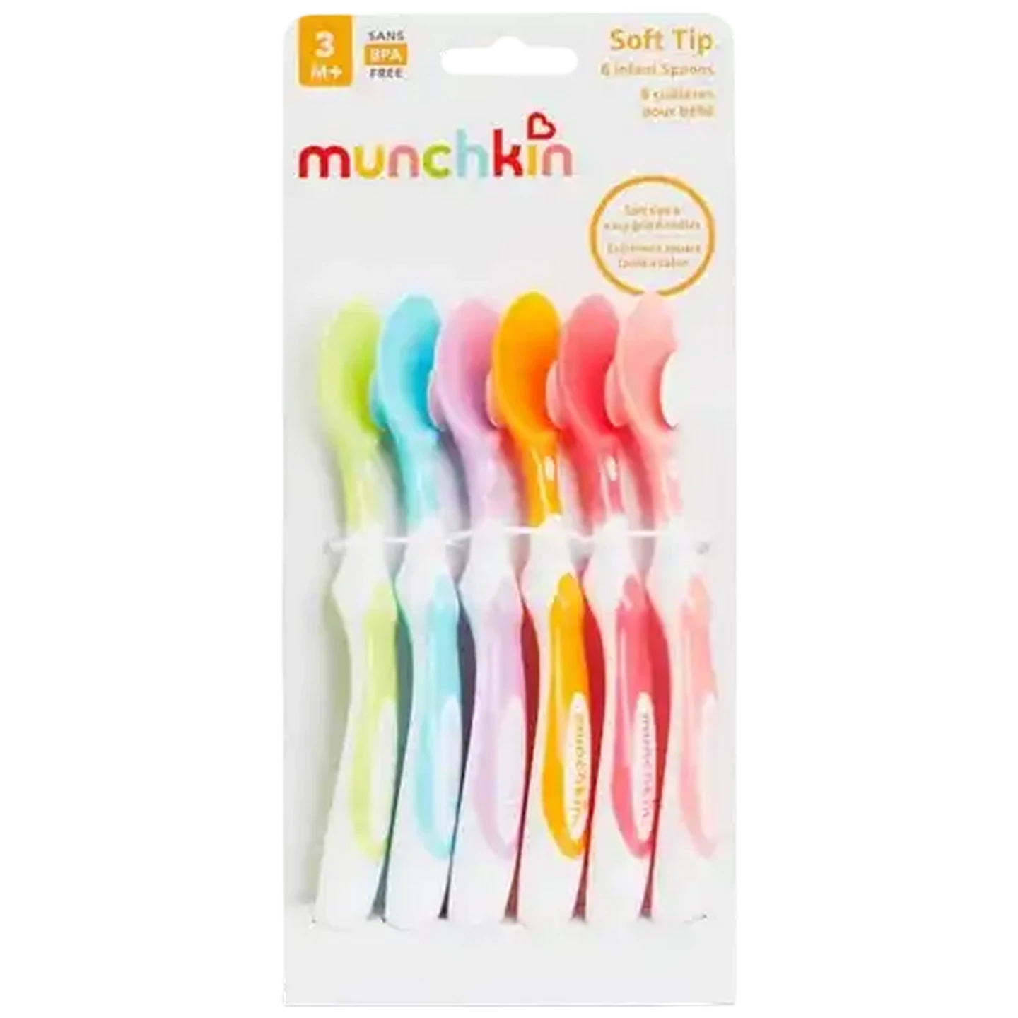 Image of Munchkin Soft Tip Infant Spoons 6-Pack