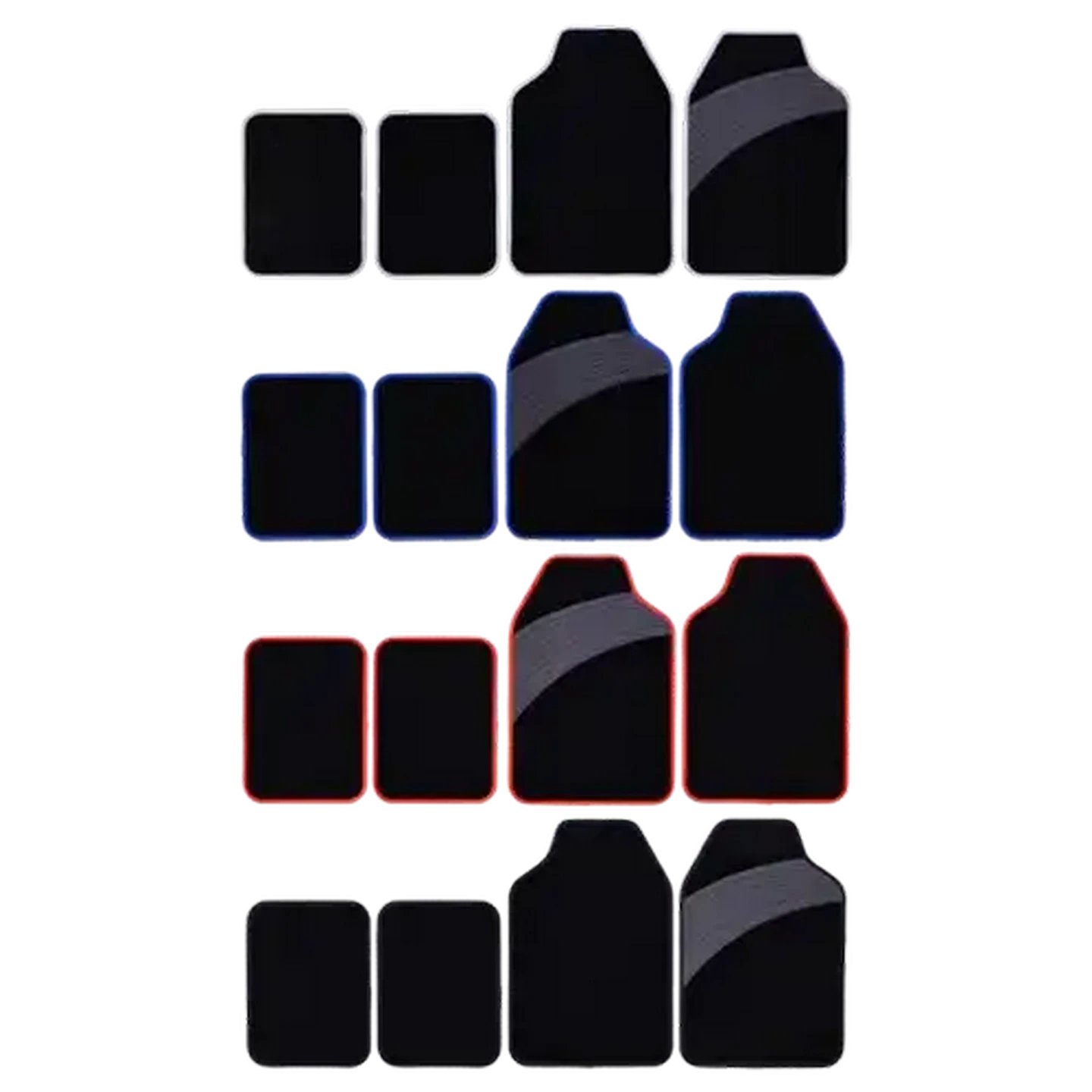 Image of Q Premium Vivo Car Mat Carpet Set 4 Piece (Colour May Vary)