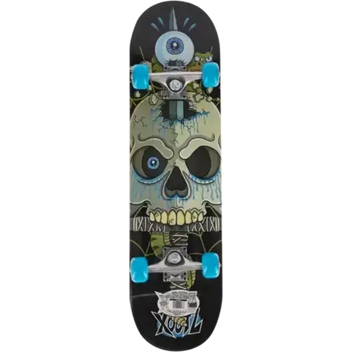Checkers Sixty60 | Xootz Double Kick Snake Skull Trick Skateboard 78cm