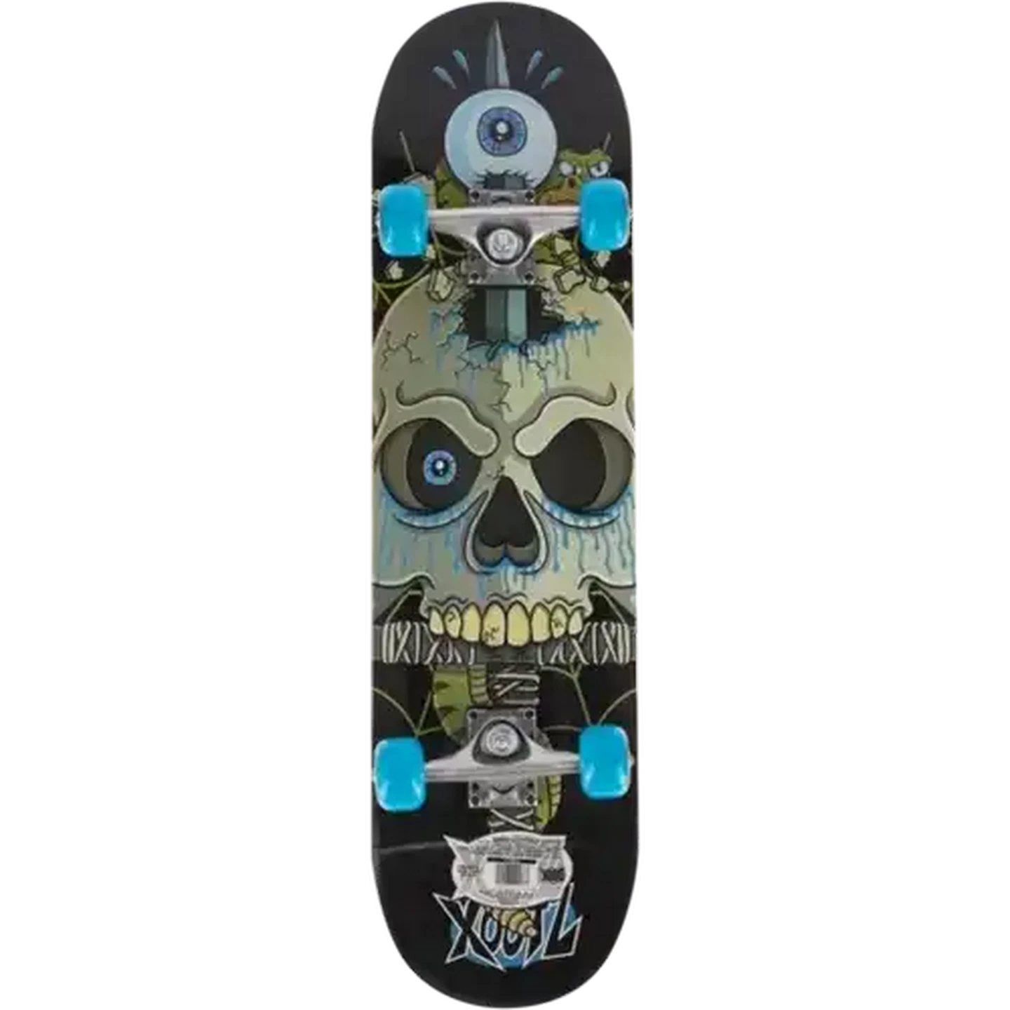 Checkers Sixty60 | Xootz Double Kick Snake Skull Trick Skateboard 78cm