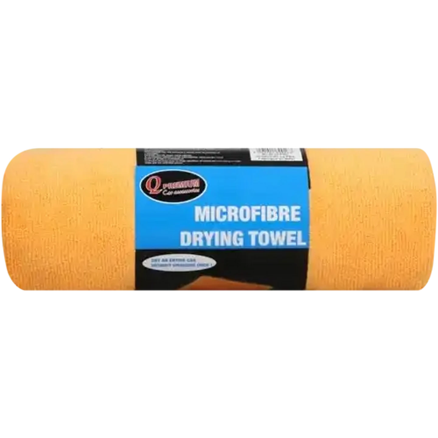 Image of Q Premium Microfibre Drying Towel Orange 62 x 98cm