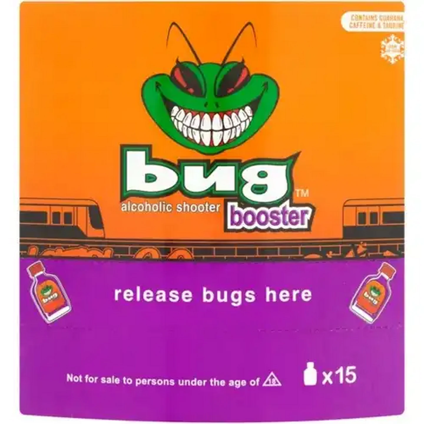 Image of Bug Booster Alcoholic Shooter 15 x 20ml