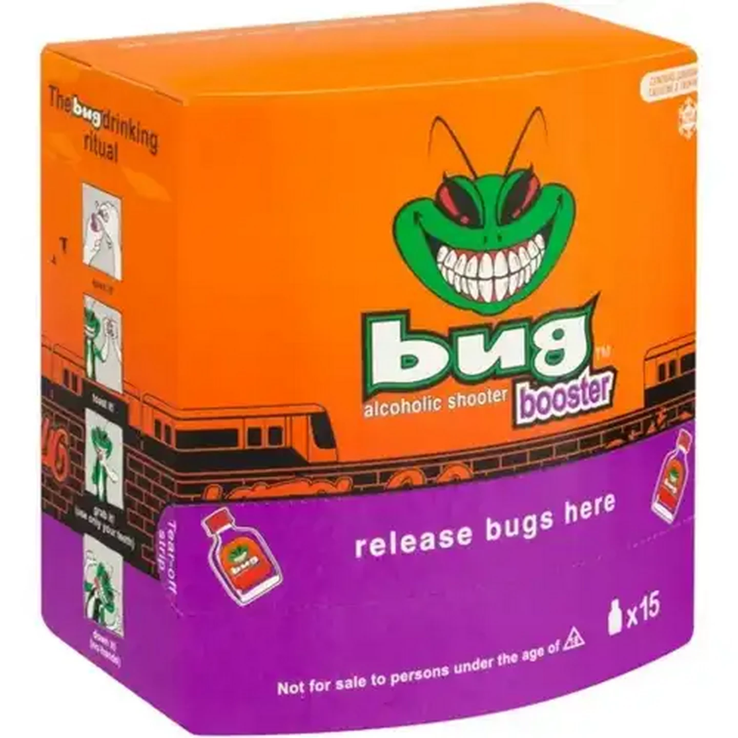 Image of Bug Booster Alcoholic Shooter 15 x 20ml