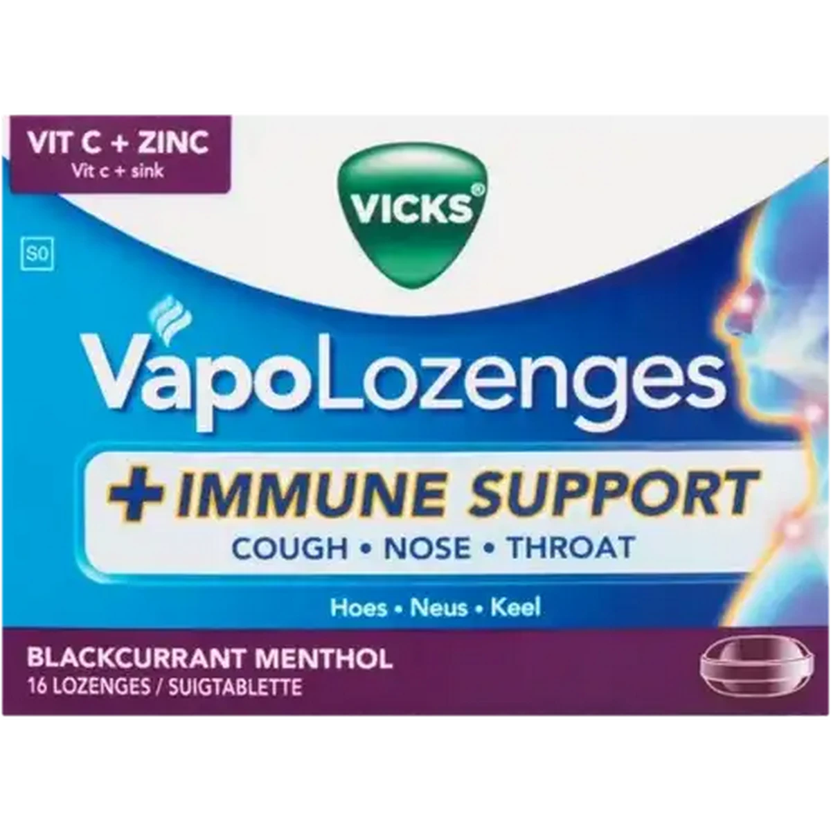 Checkers Sixty60 | Vicks VapoLozenges Blackcurrant Menthol Immune