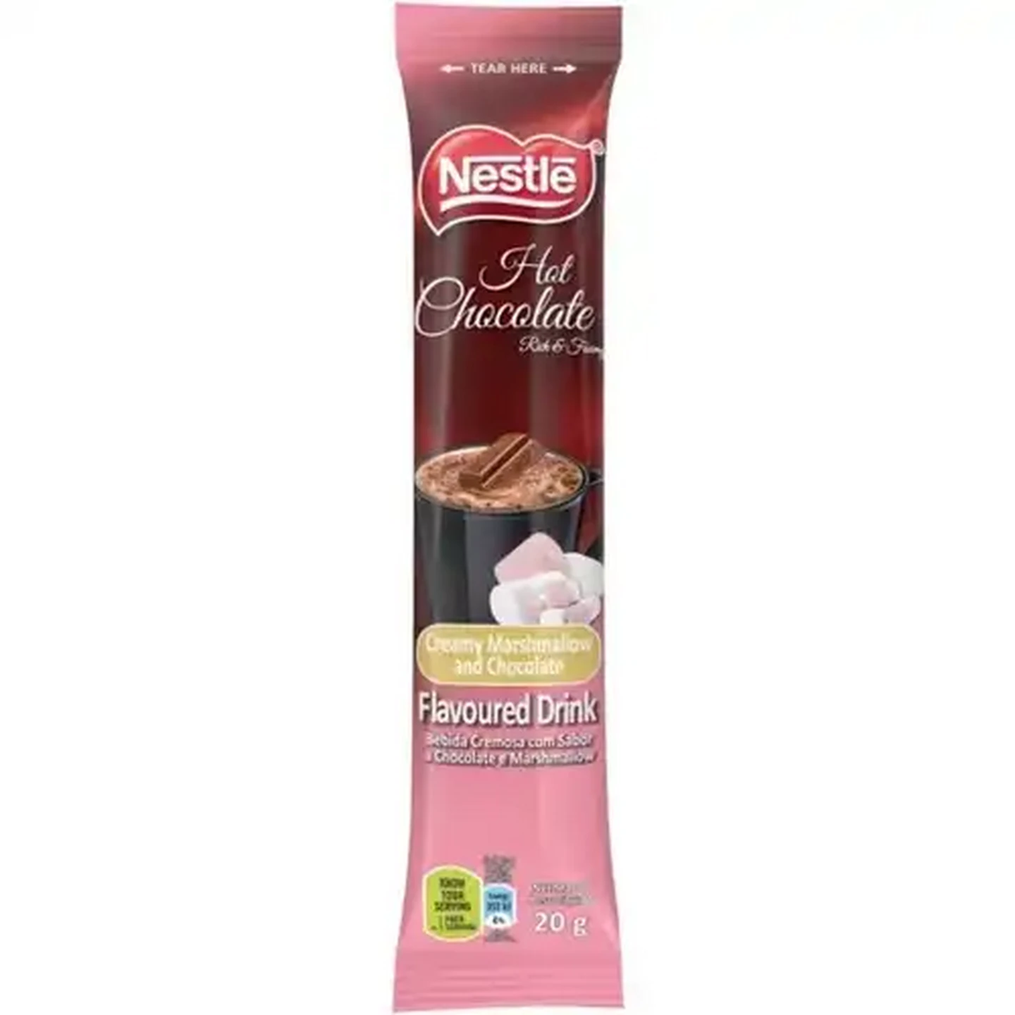 Image of Nestlé Creamy Marshmallow & Chocolate Flavoured Hot Chocolate 20g
