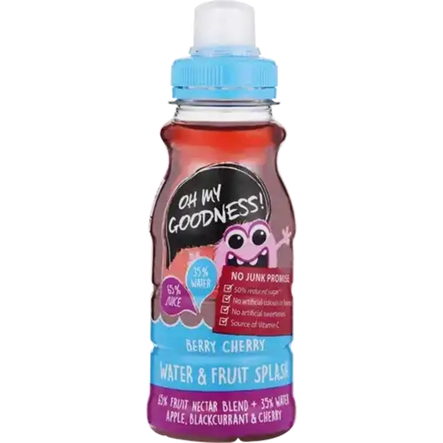 Image of Oh My Goodness! Berry Cherry Flavoured Water & Fruit Splash 250ml
