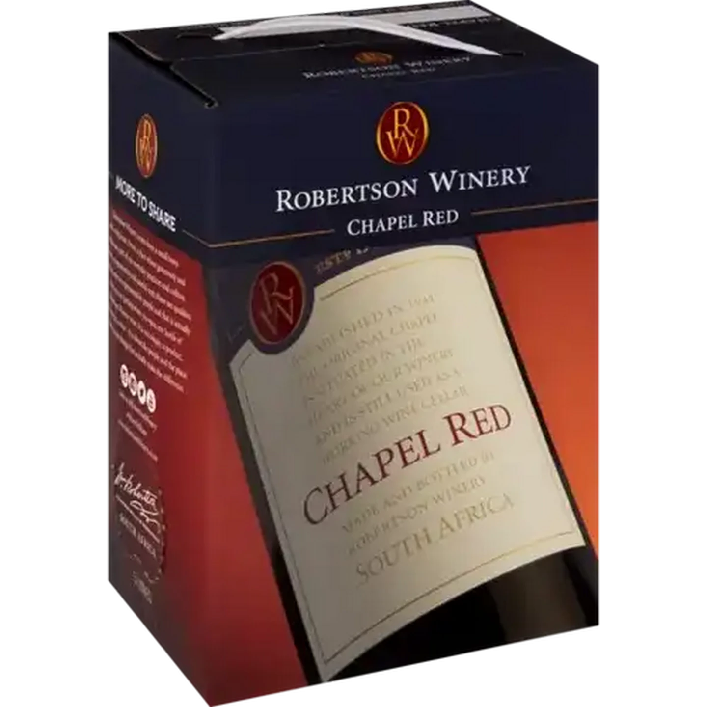dy①②郵箱　レッド→コズ1316ギャラ9.12SS162030 Checkers Sixty60 | Robertson Winery Chapel Red Boxed Wine 5L