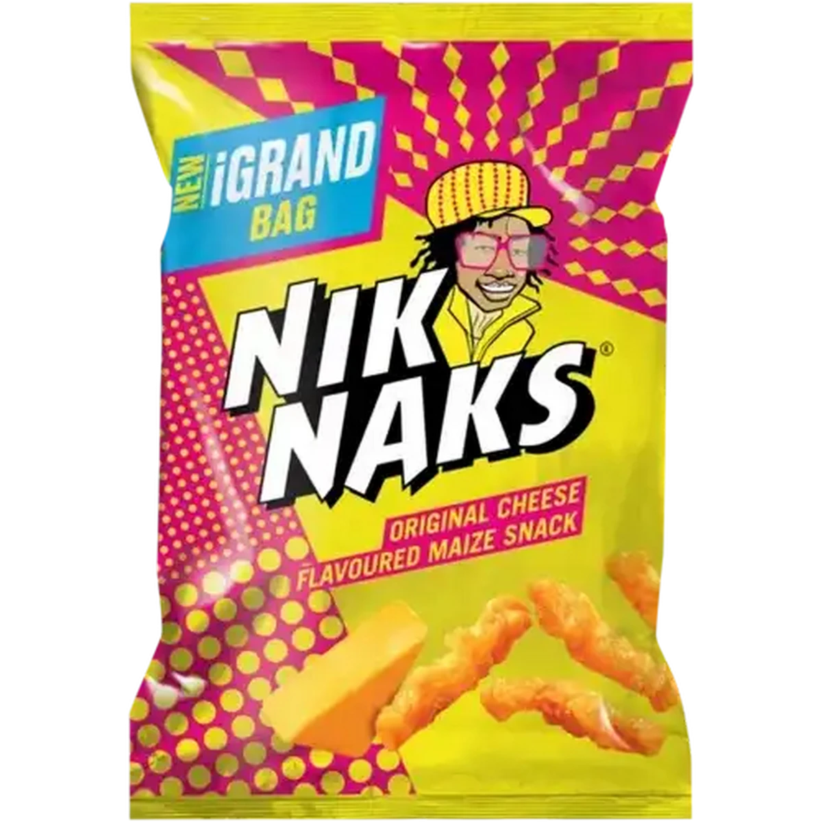Checkers Sixty60 | NikNaks Original Cheese Flavoured Maize Snack 190g